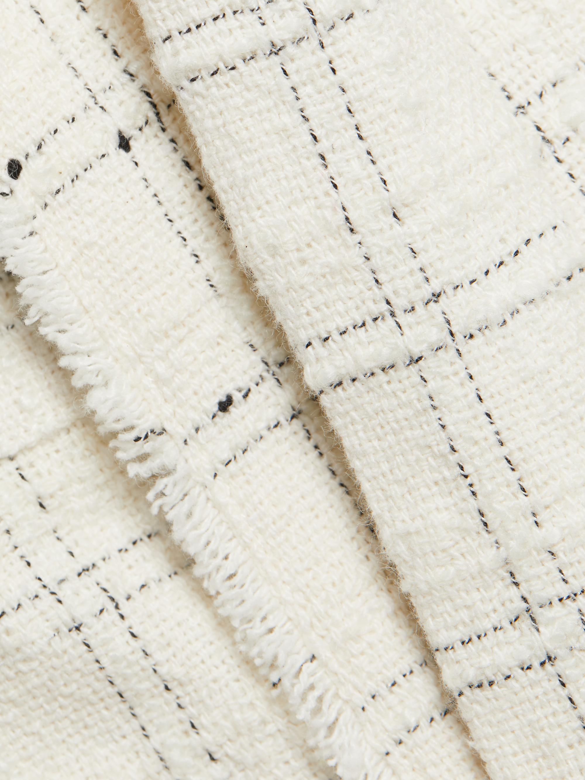 Generation Love Lainey Windowpane Tweed Wrap Jacket | Saks Fifth