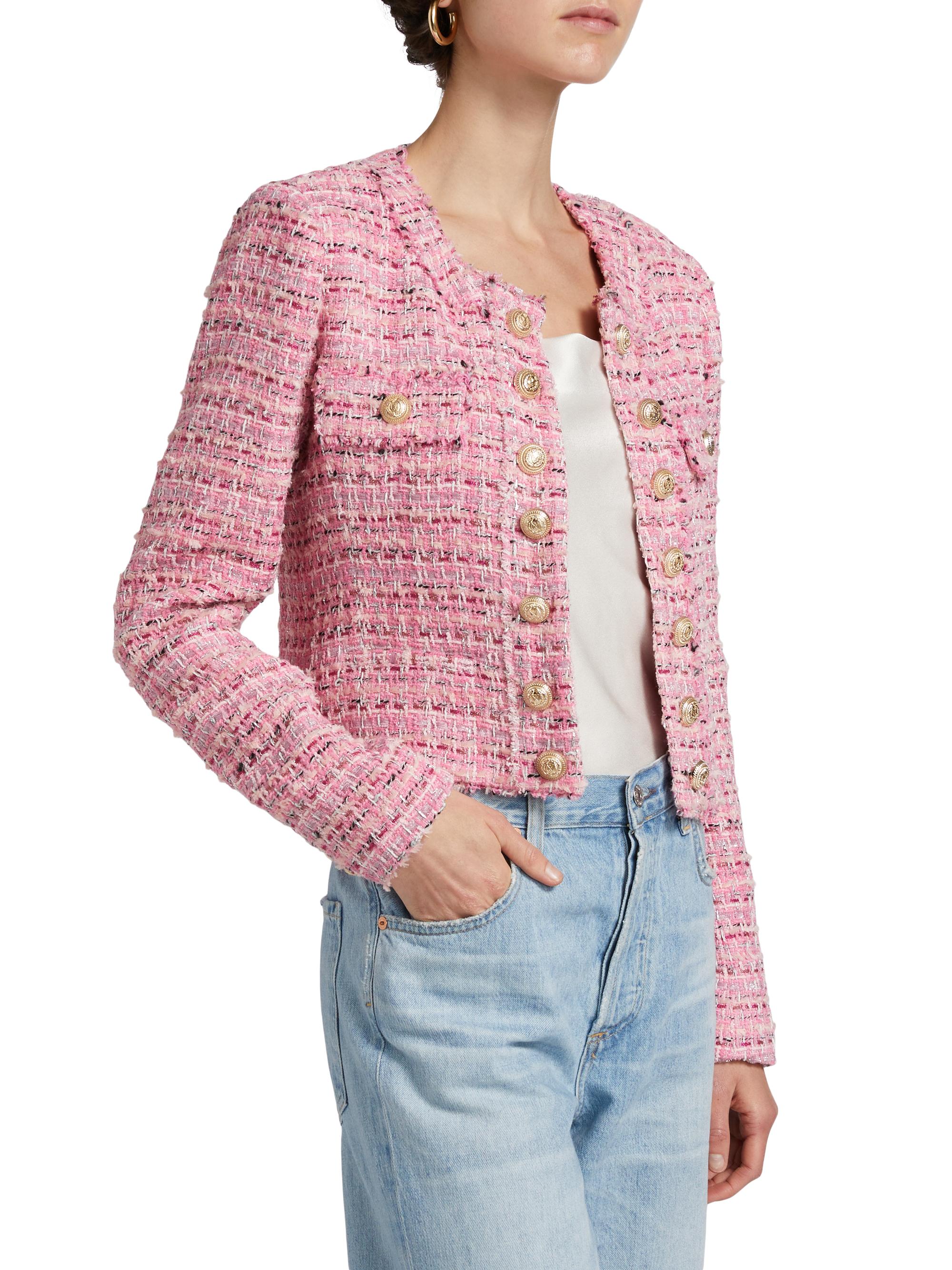 正規品　新品　Herlipto Grace Tweed Jacket pink 2025-01-
