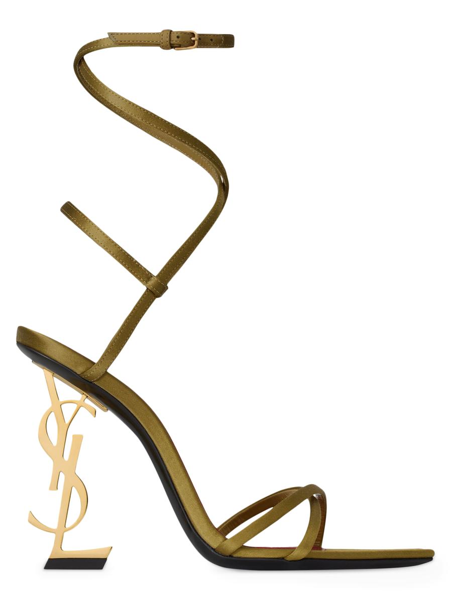 サンダル・ミュール OPYUM PUMP SANDALS Saint Laurent Opyum Sandals in Satin Crepe | Saks Fifth Avenue