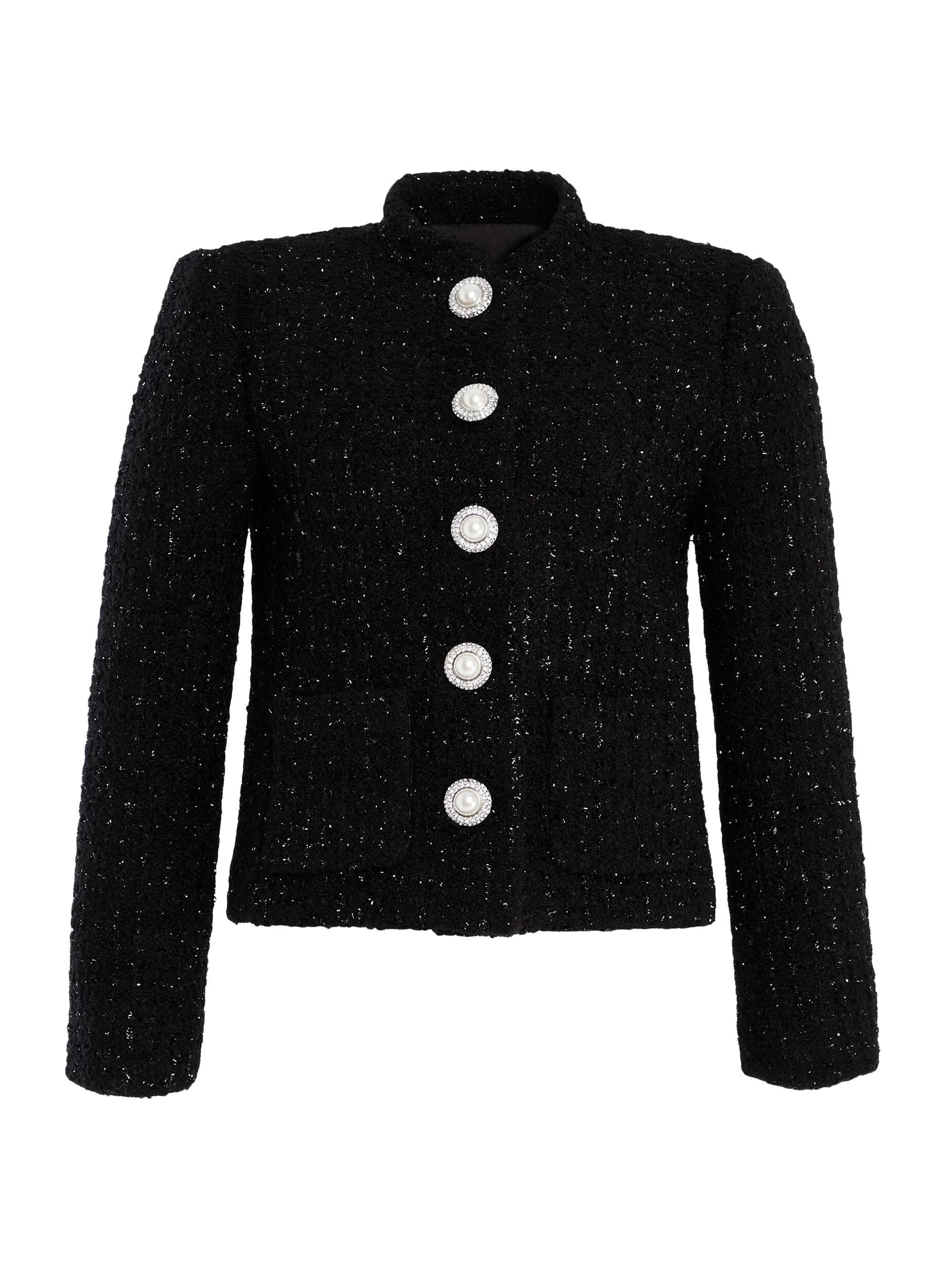 Retrofête Women's Carole Jacket - Black White