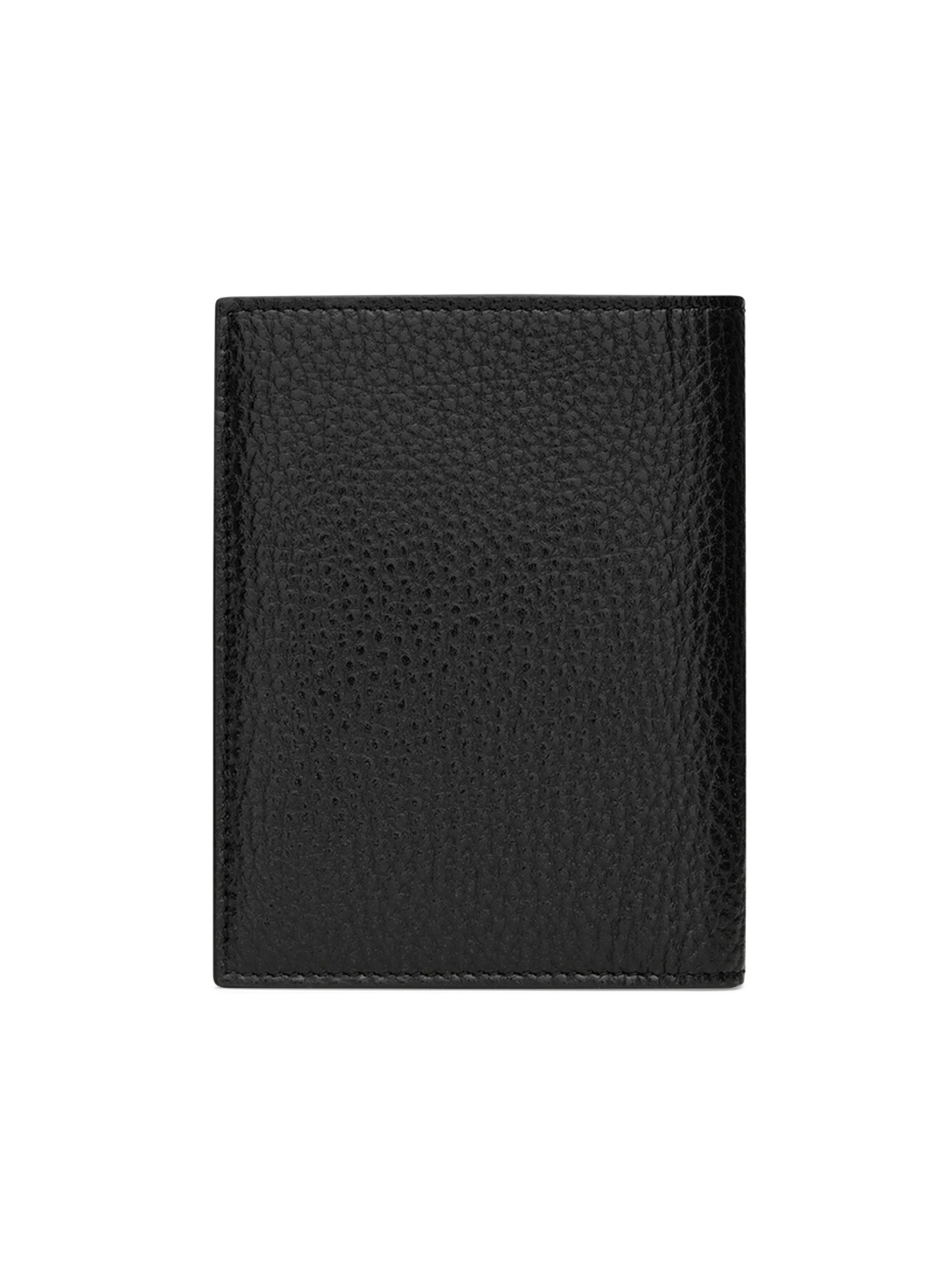 Saint Laurent Tiny Cassandre Passport Case in Grained Leather