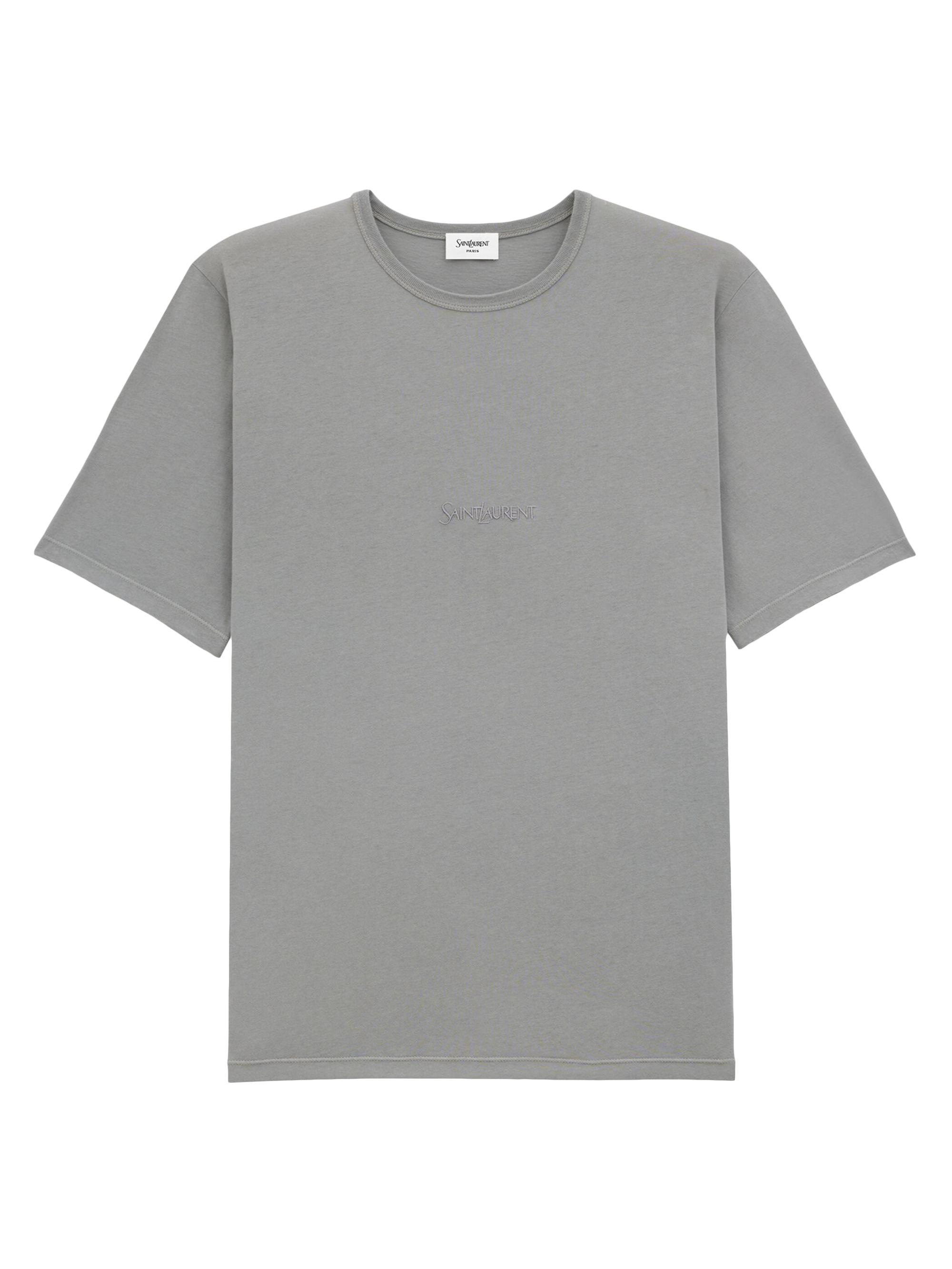Saint Laurent Men's T-Shirt - Gris