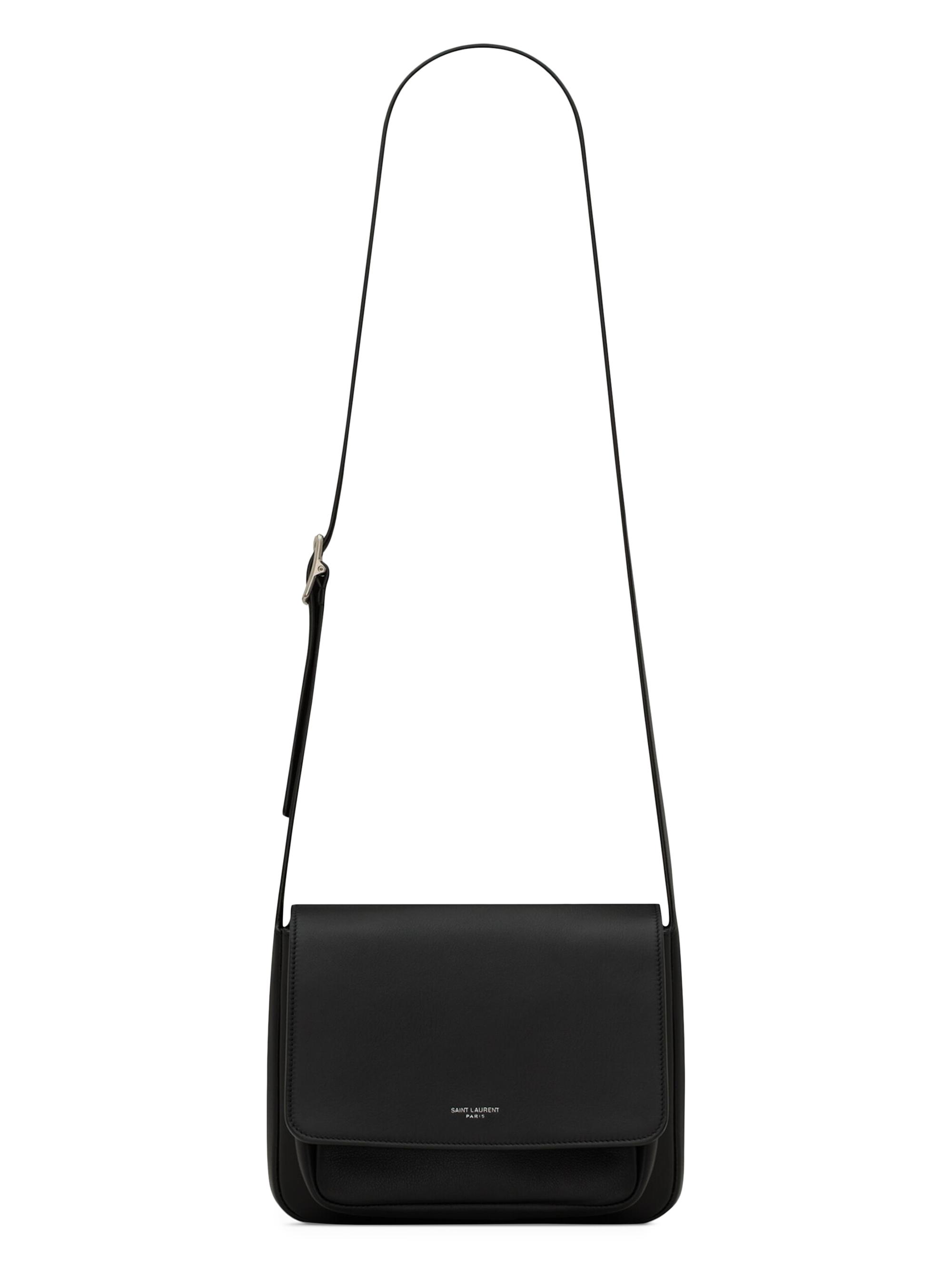 Saint Laurent Men's  Satchel in Smooth Leather - Black