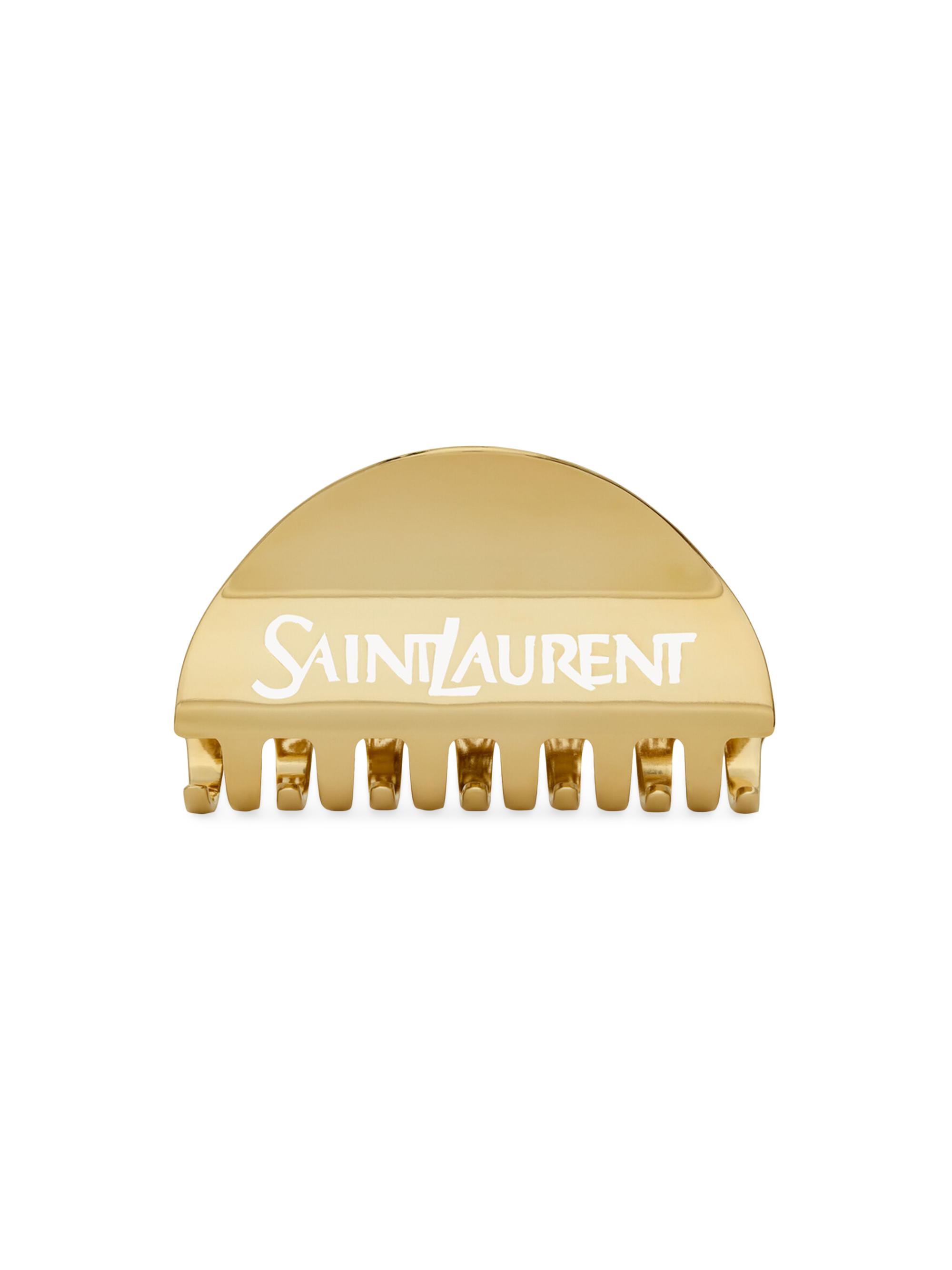 Saint Laurent Women's Claw Clip in Metal - Gold