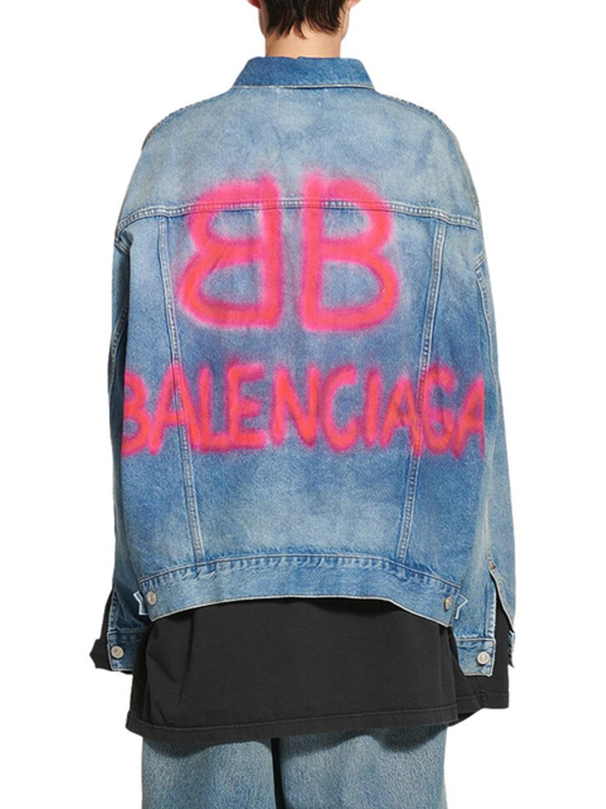 ち*ル様 BALENCIAGA BBロゴ ジャケット グリーン ち*ル様 BALENCIAGA BBロゴ ジャケット グリーン BALENCIAGA