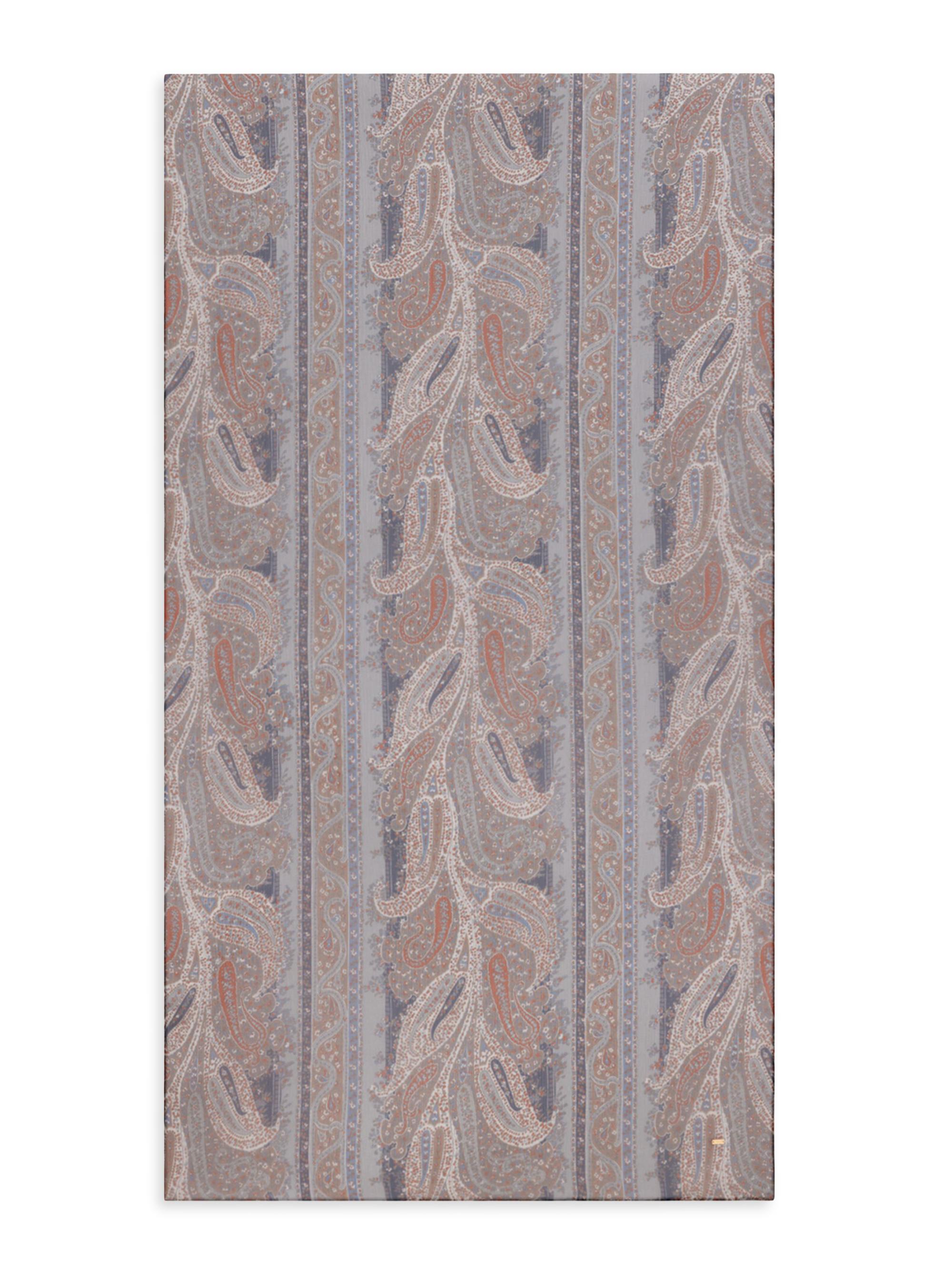 Etro Paisley Wool-Cashmere-Silk Scarf | Saks Fifth Avenue