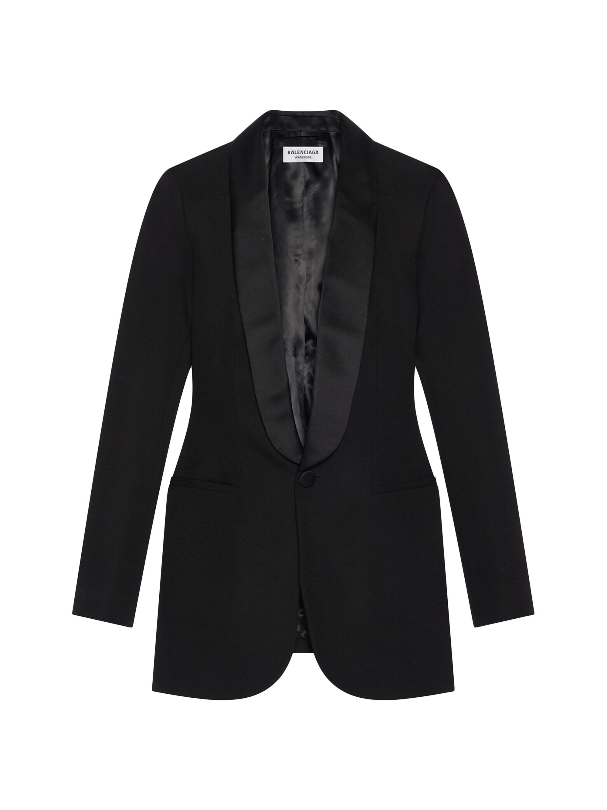 Balenciaga Women's Hourglass Tuxedo Jacket - Black