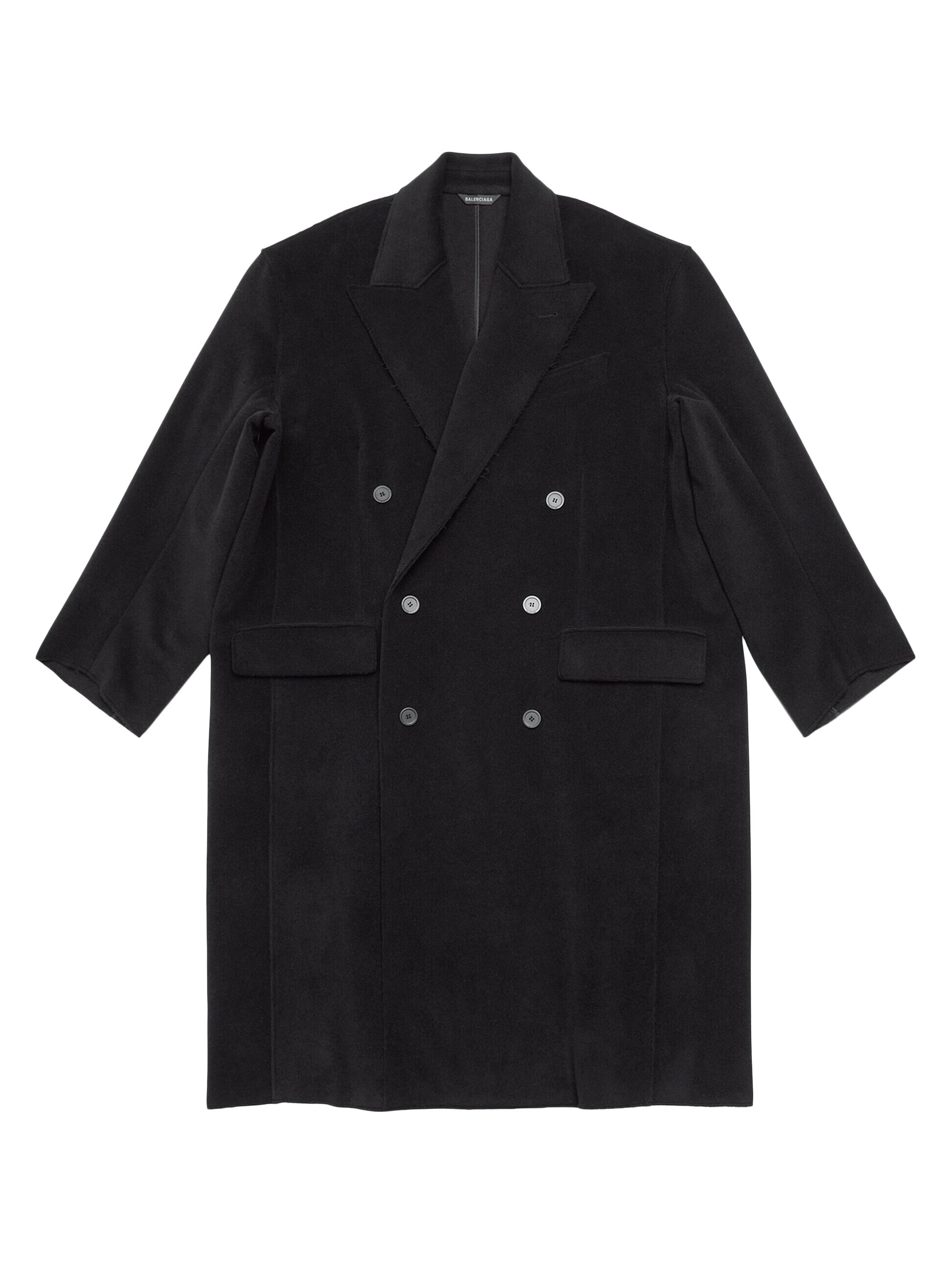 Balenciaga Women's Oversized Coat - Black