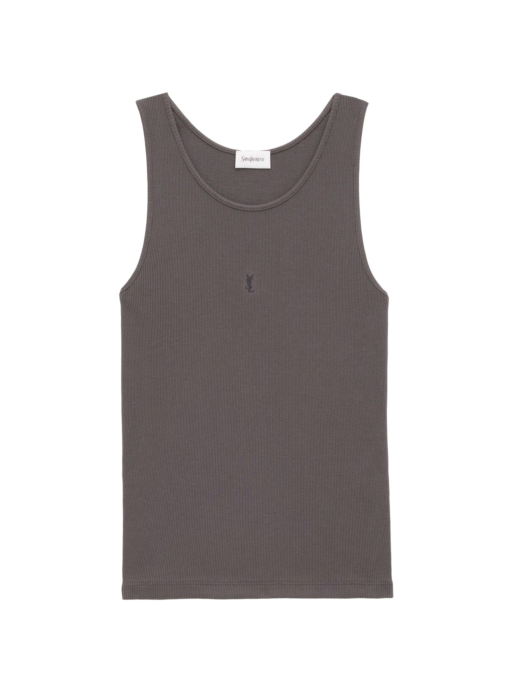 トップス 2012 SAINT LAURENT PARIS Snake tank top Saint Laurent Cassandre Tank Top | Saks Fifth Avenue