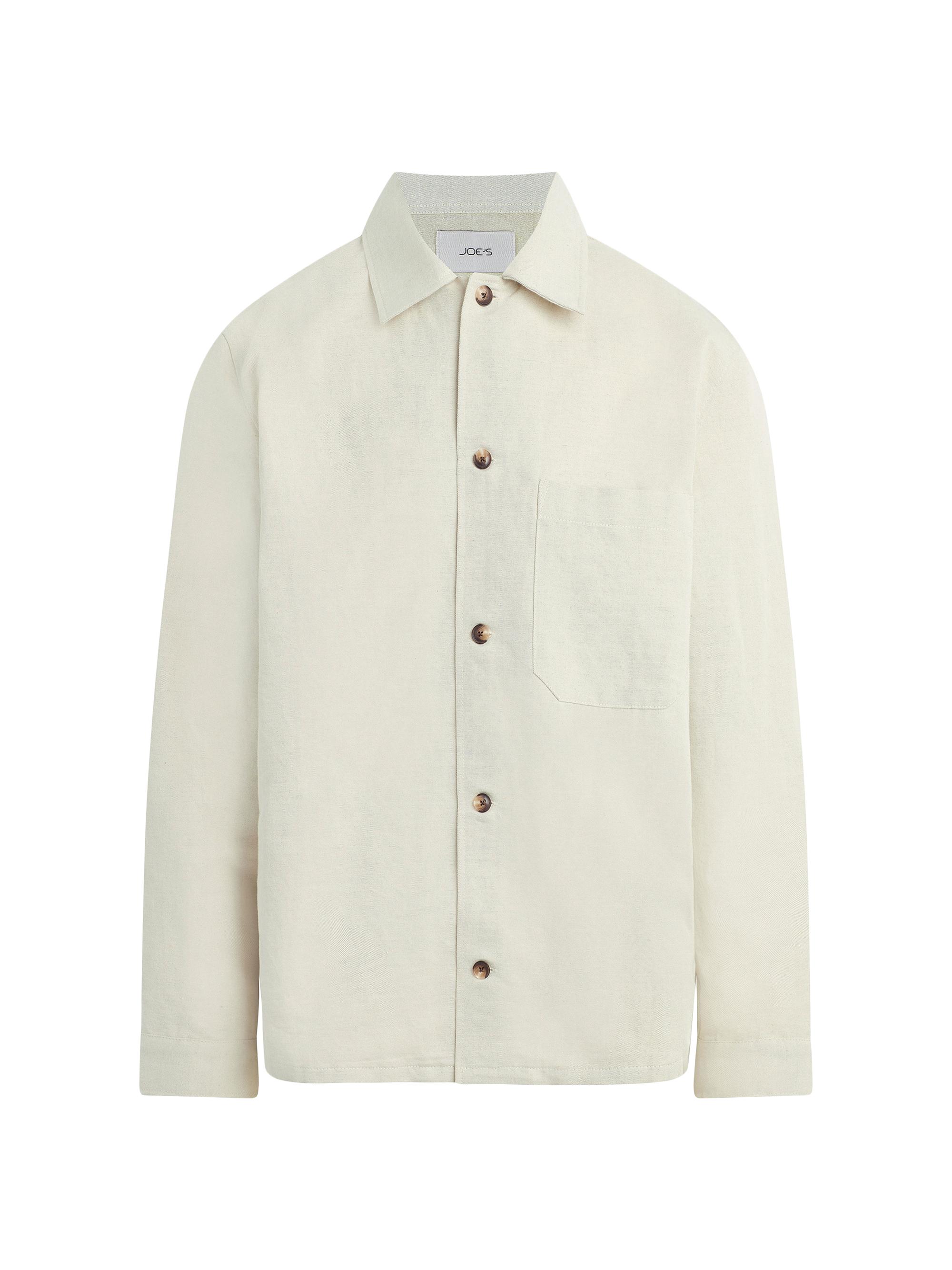 Joe's Jeans Men's Linen-Cotton Shirt Jacket - Flax