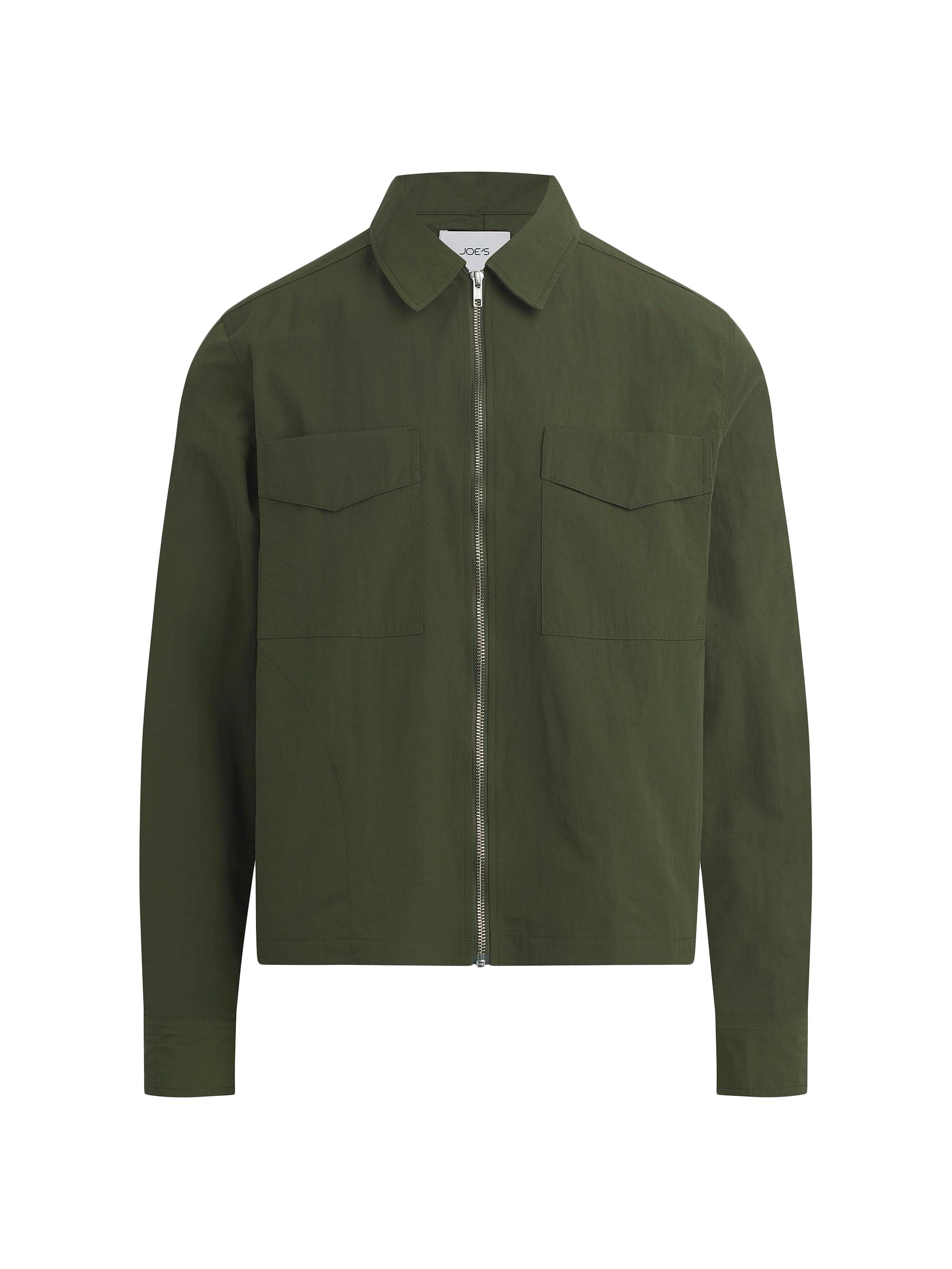 Theory Cotton-Blend Zip-Up Blouson Jacket | Saks Fifth Avenue