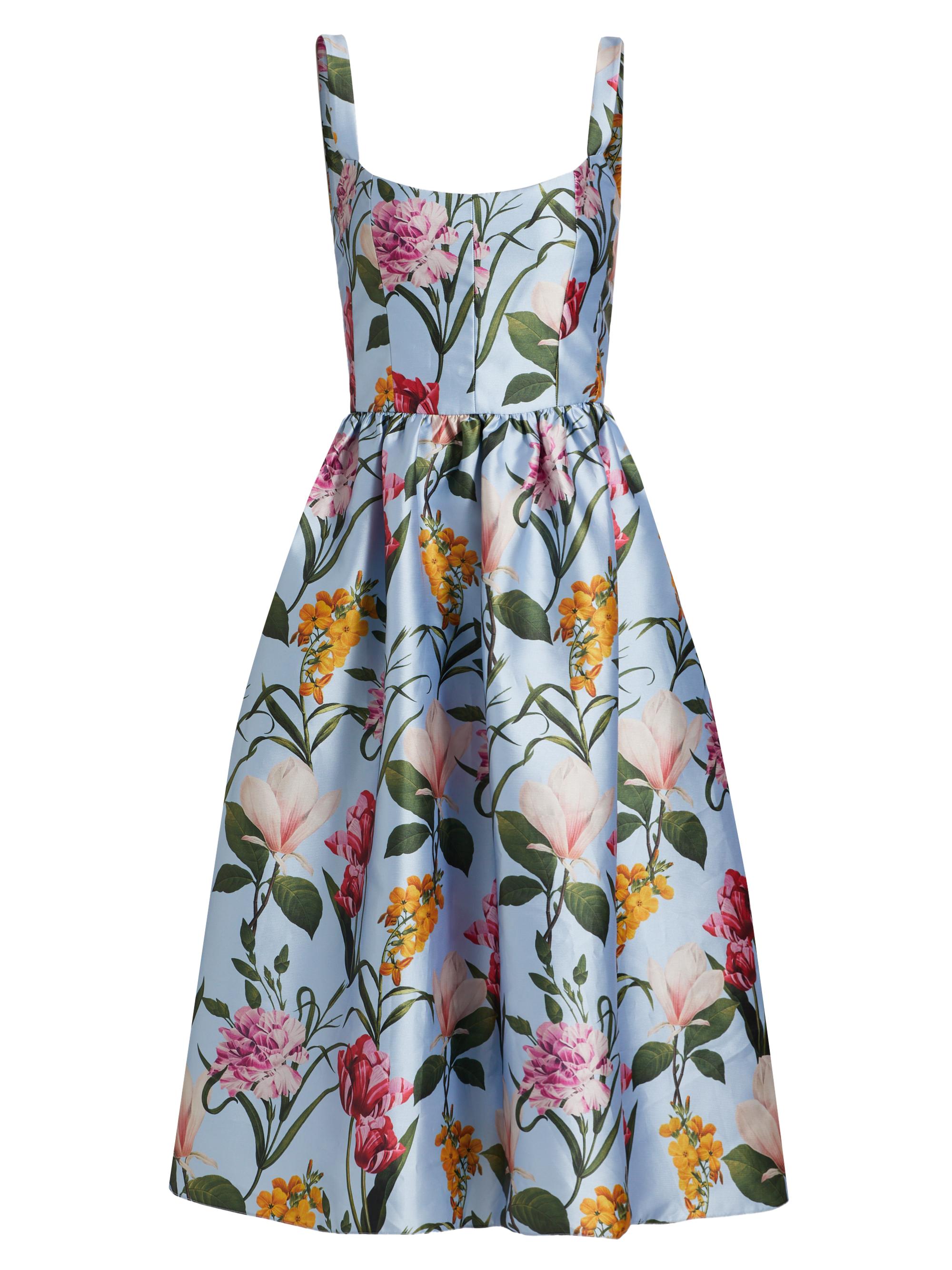 Sachin & Babi Women's Olena Floral Midi-Dress - Glacial Blue Blossoms