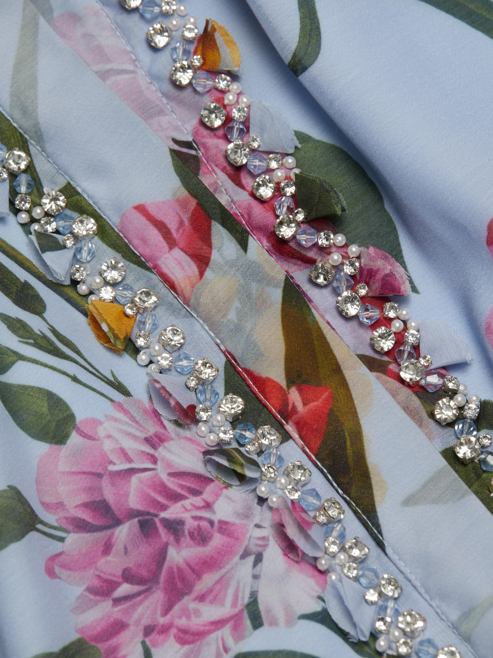 SACHIN BABI Addison Floral Shirt Gown | Saks Fifth Avenue