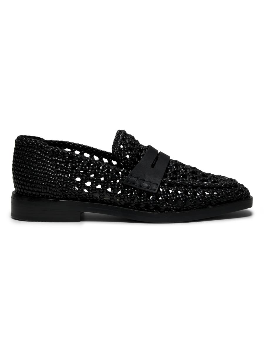 3.1 Phillip Lim Women's Alexa Macramé Woven Penny Loafers In Black