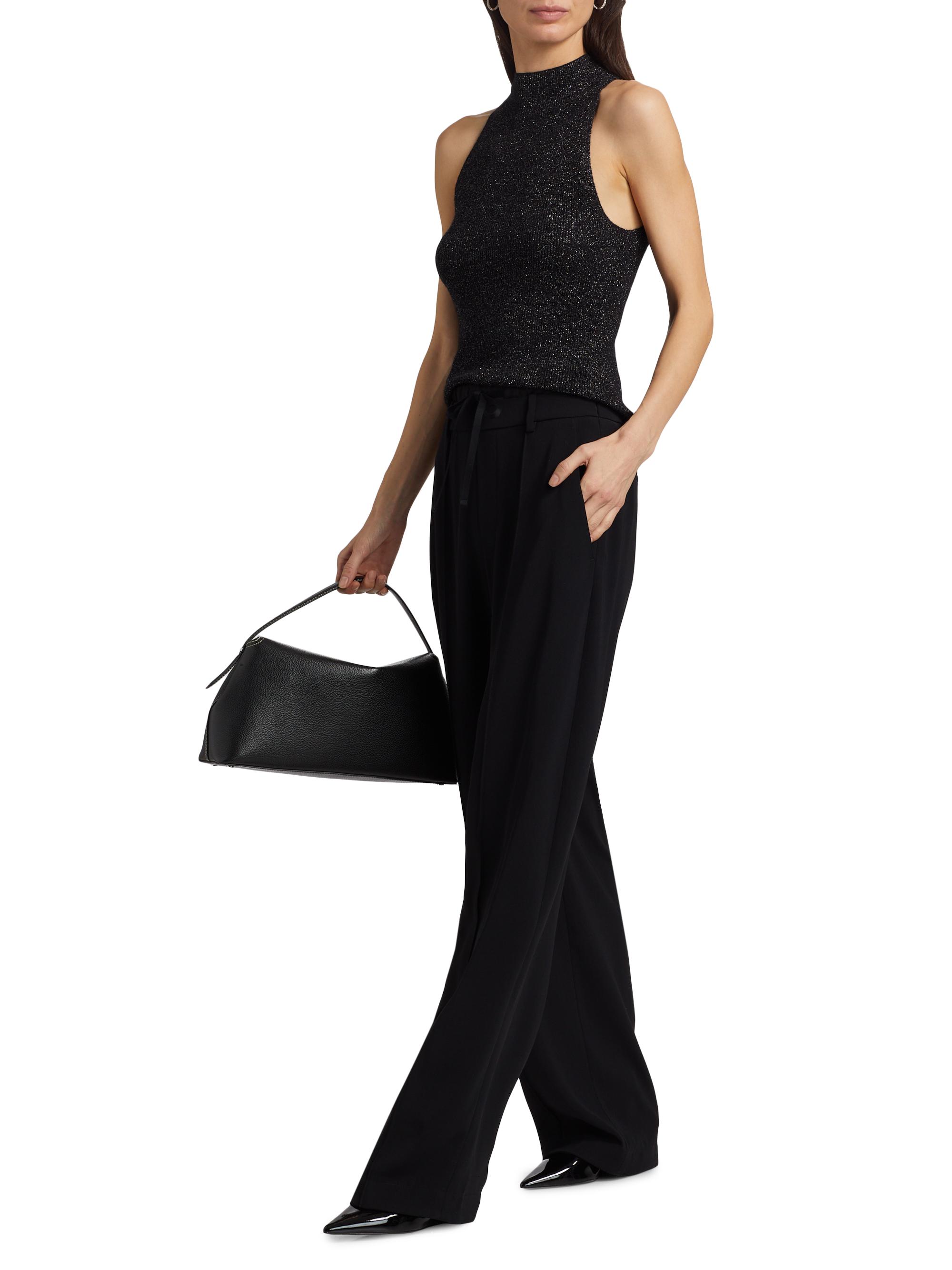 Vince Metallic Mock-Turtleneck Tank | Saks Fifth Avenue