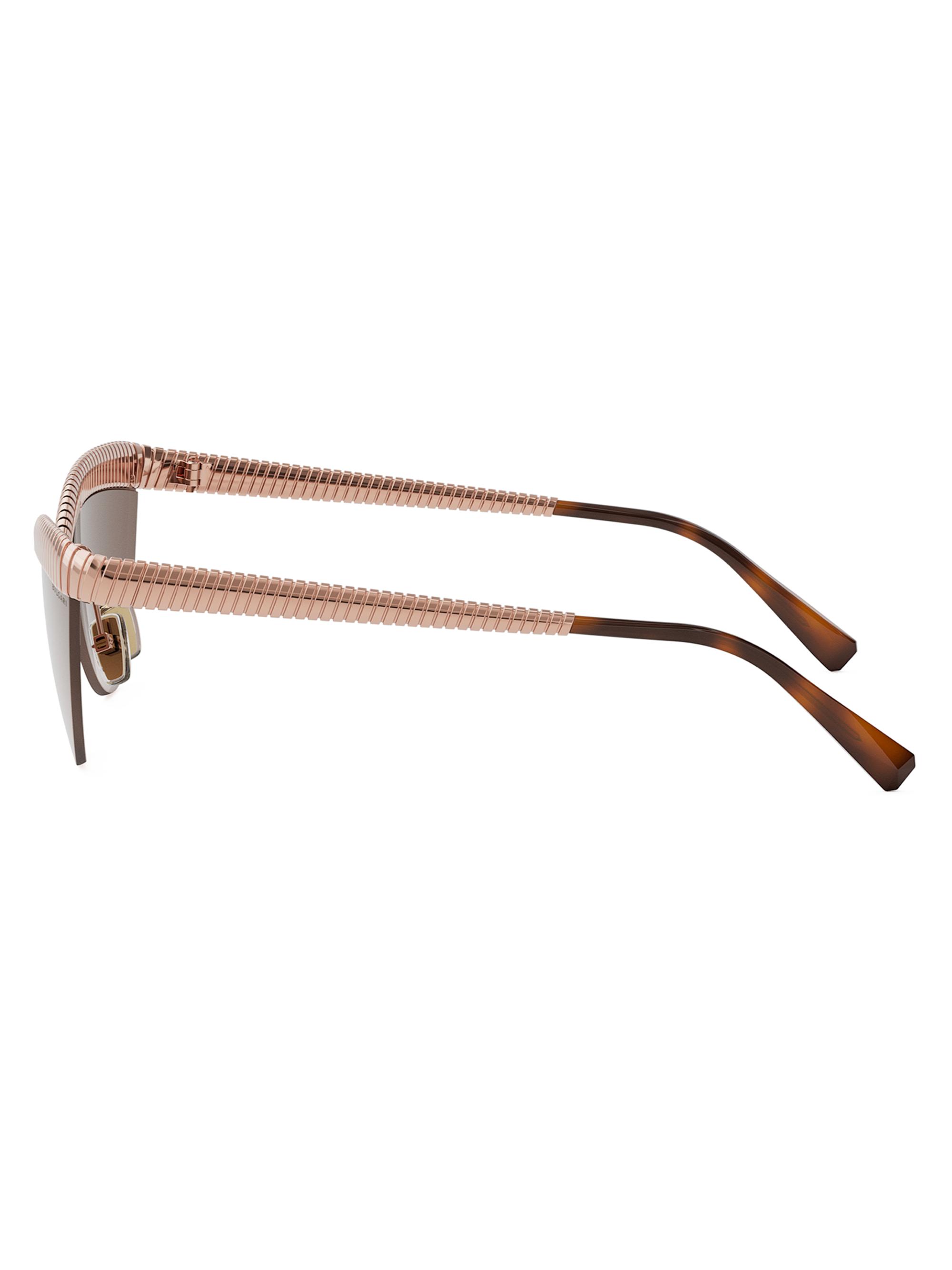BVLGARI Tubogas 61MM Oval Sunglasses | Saks Fifth Avenue