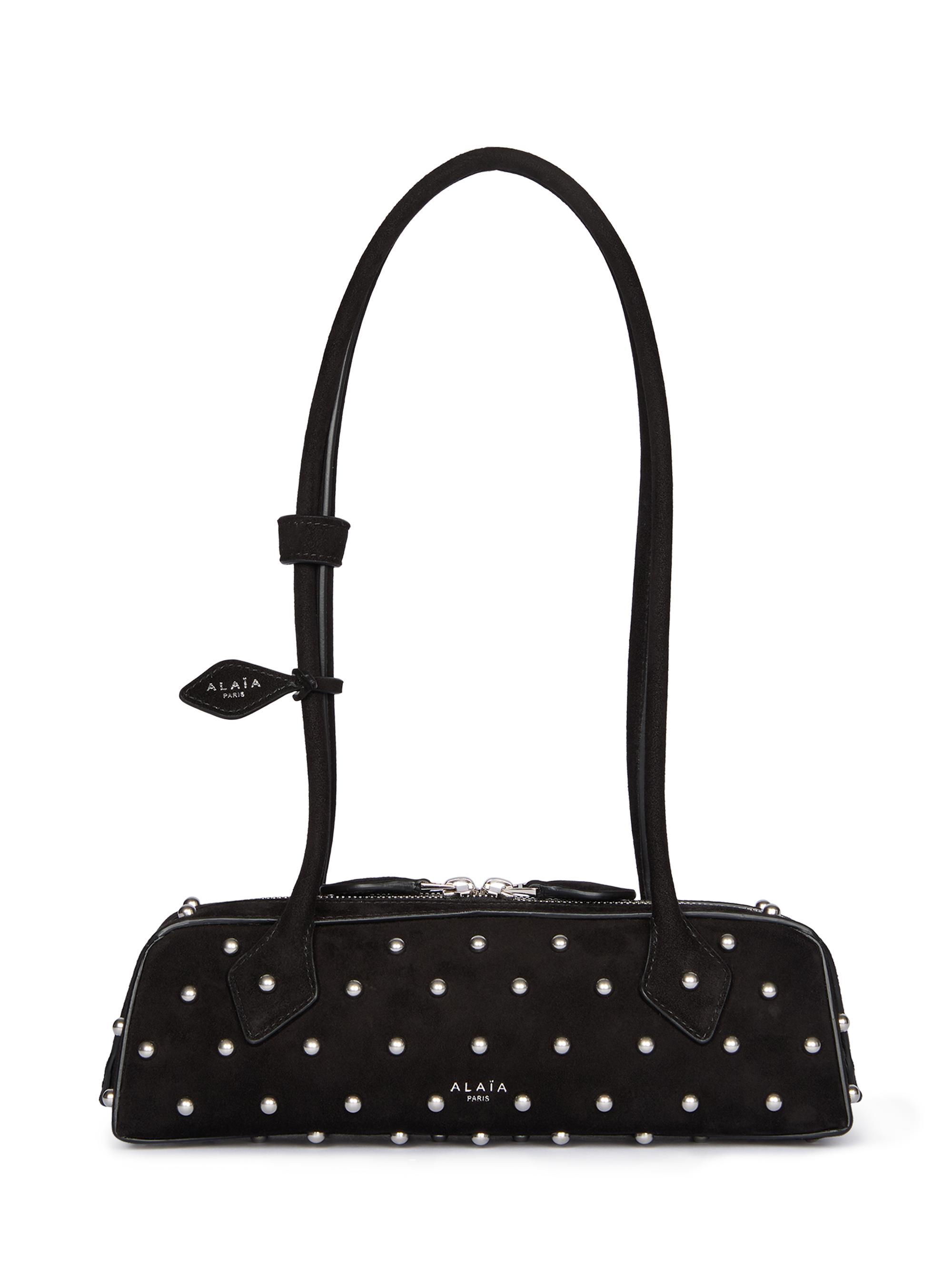 Alaïa Women's  Le Teckel Leather Shoulder Bag - Noir