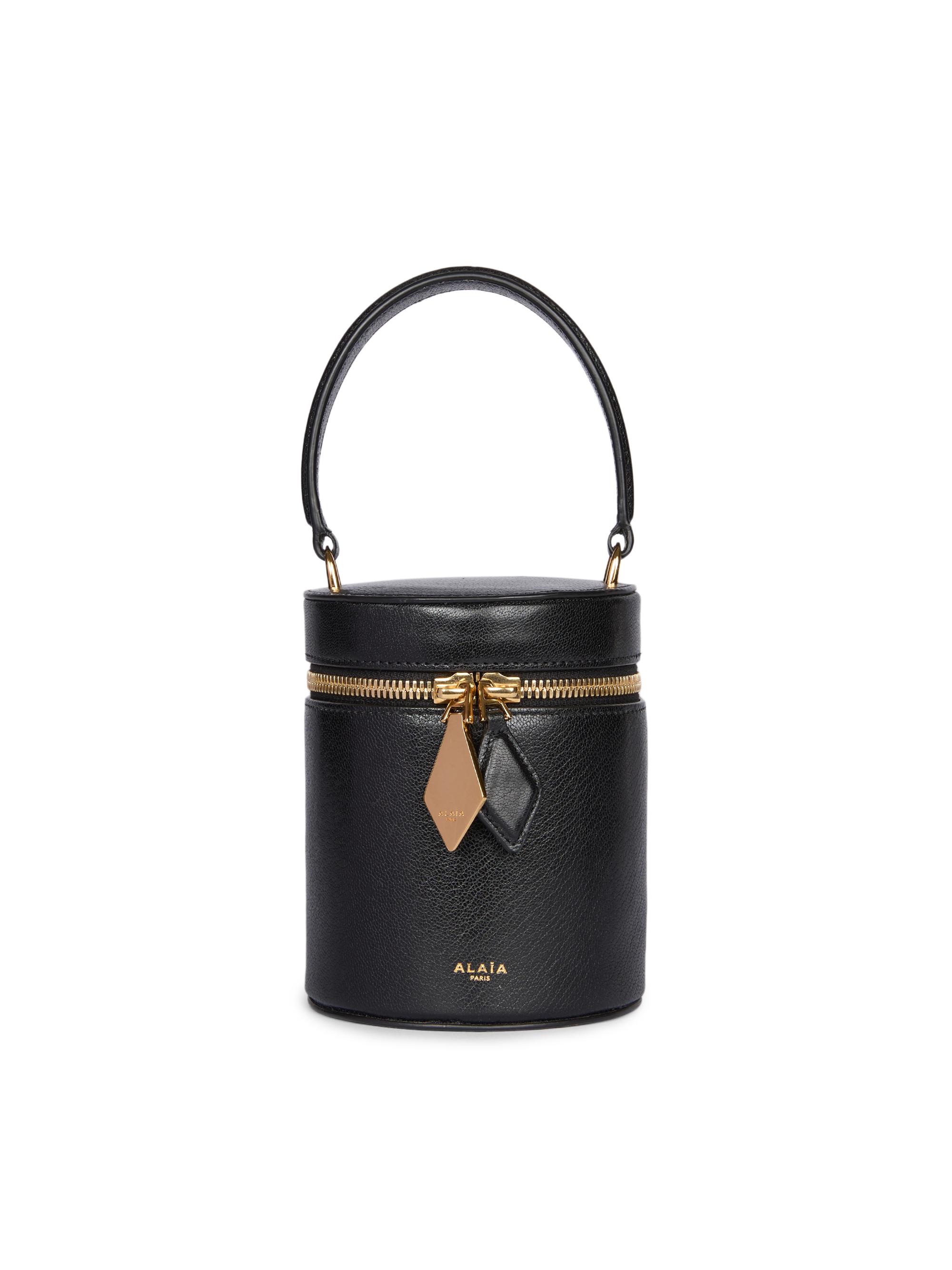 Alaïa Women's Cylindre Leather Vanity Case - Noir