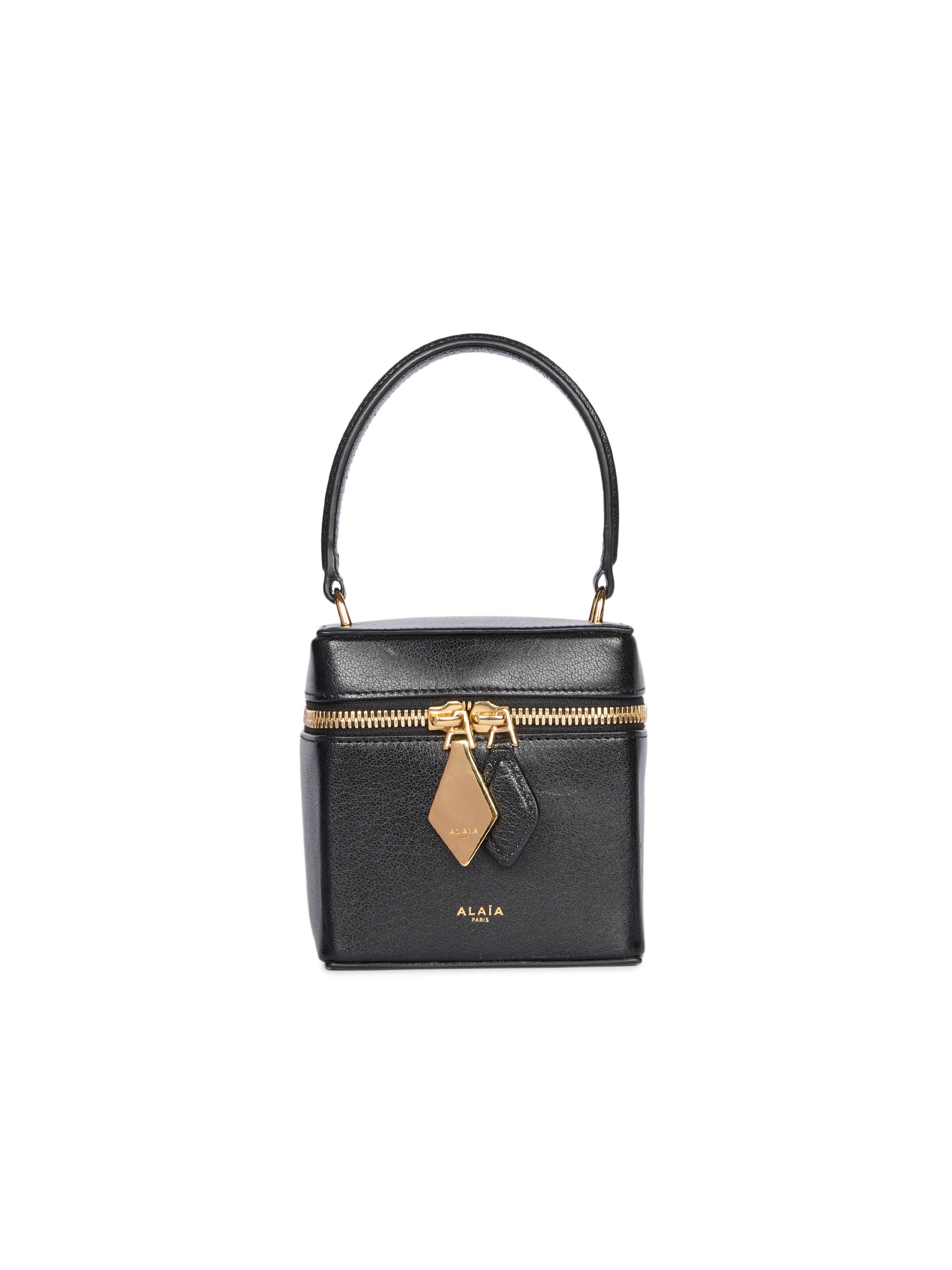 Alaïa Women's Cube Leather Vanity Leather Case - Ivoire