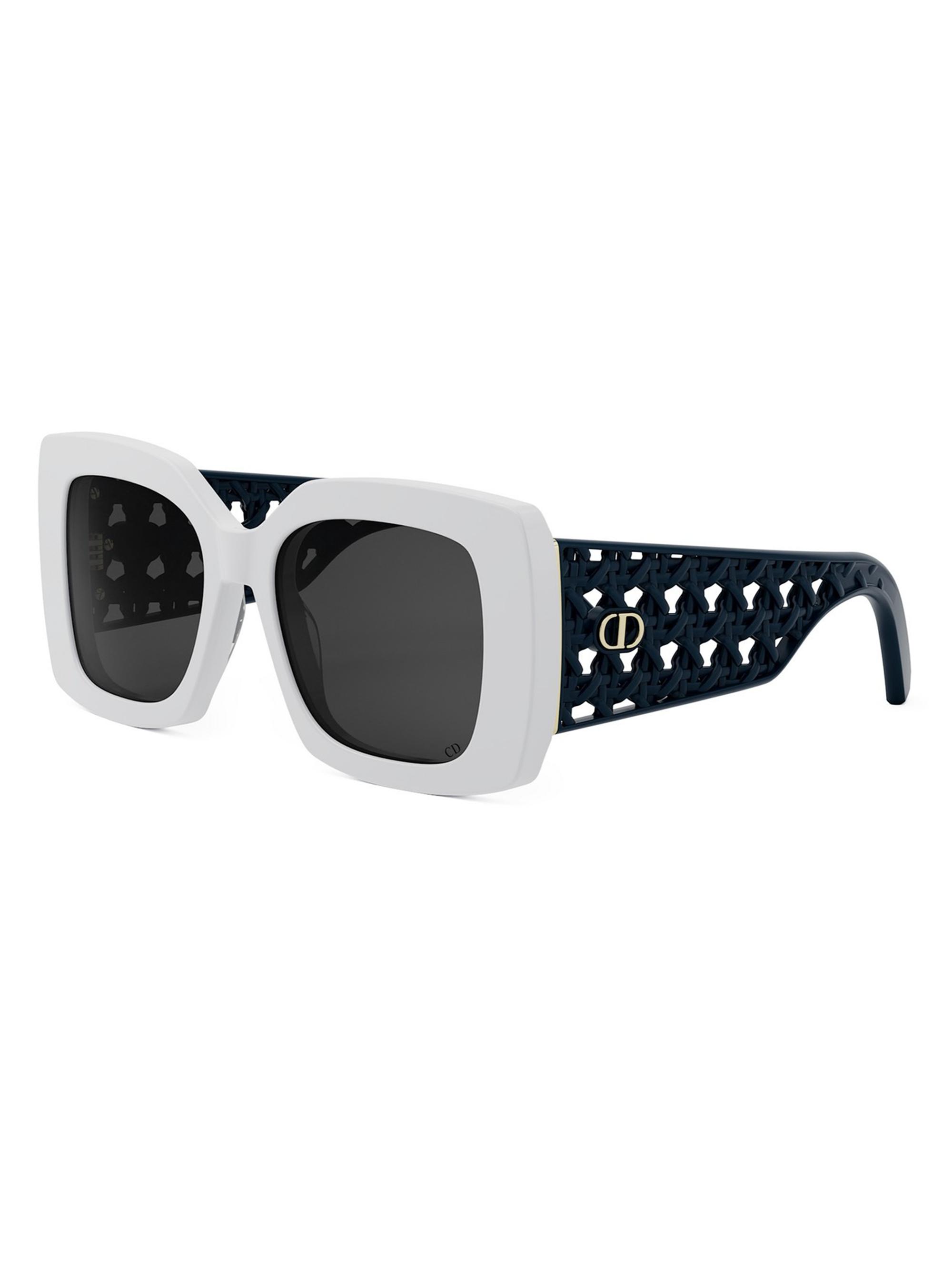 DIOR Women's VeryDior S1I 54MM Square Sunglasses - White Smoke