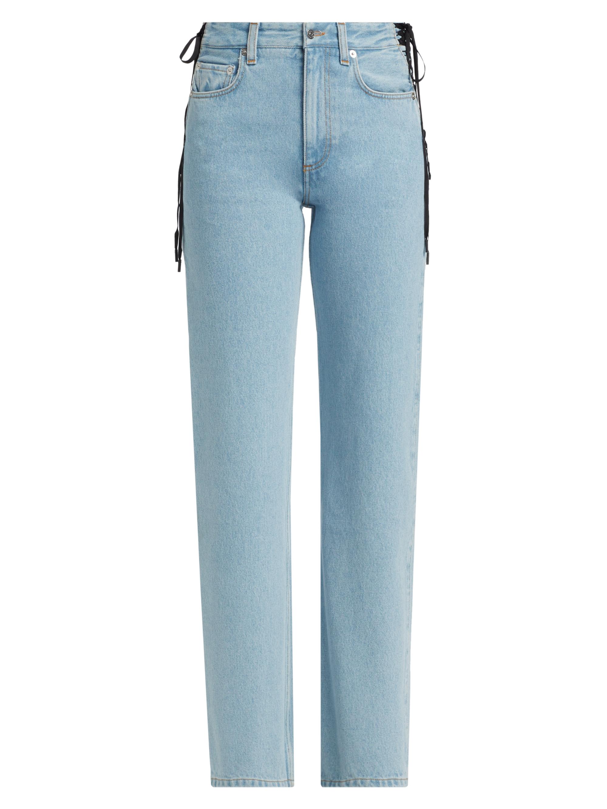 Mugler Stretch Raw Denim Jeans | Saks Fifth Avenue