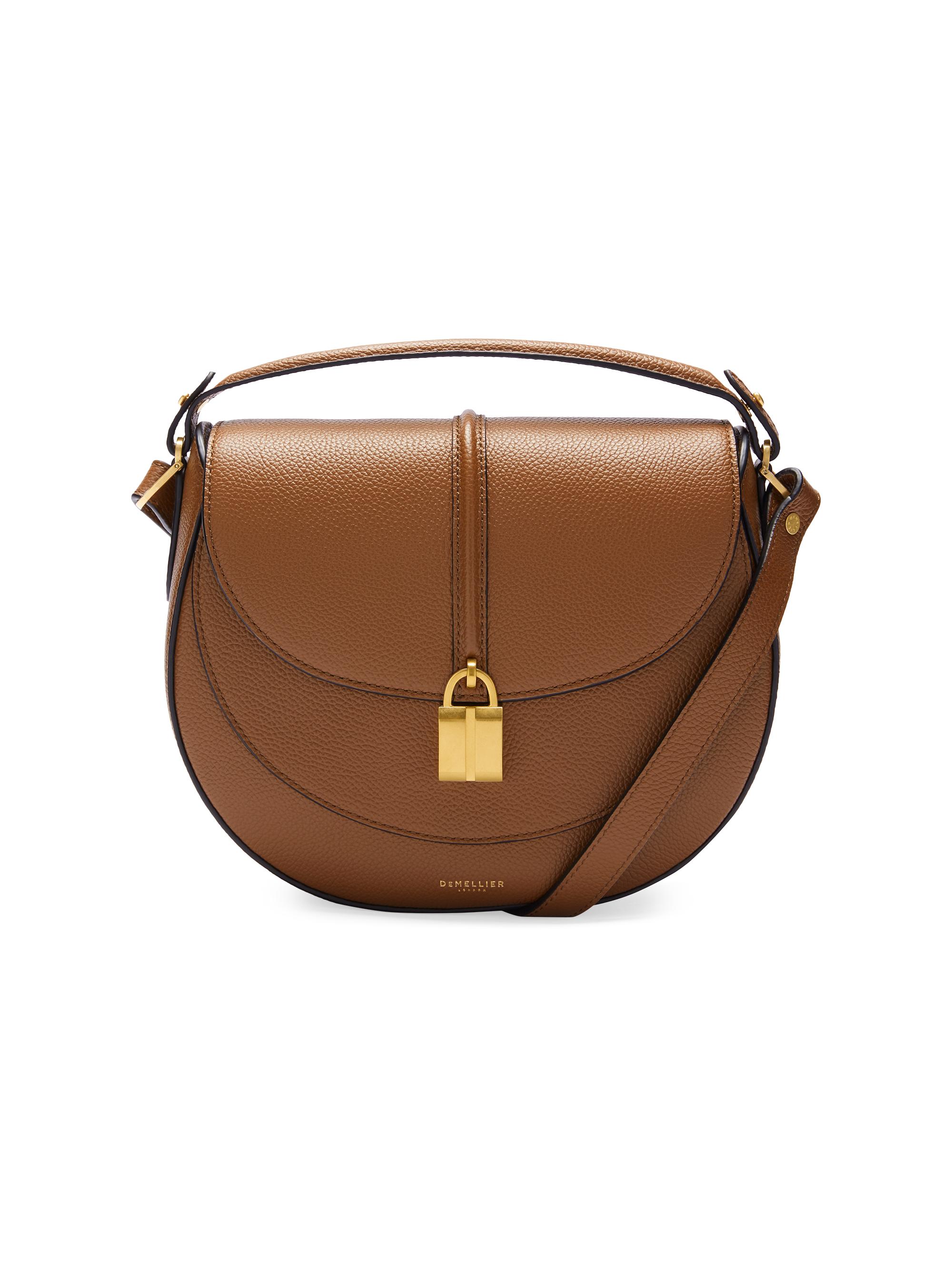 DeMellier Women's Sienna Saddle Grain Leather Crossbody Bag - Tan