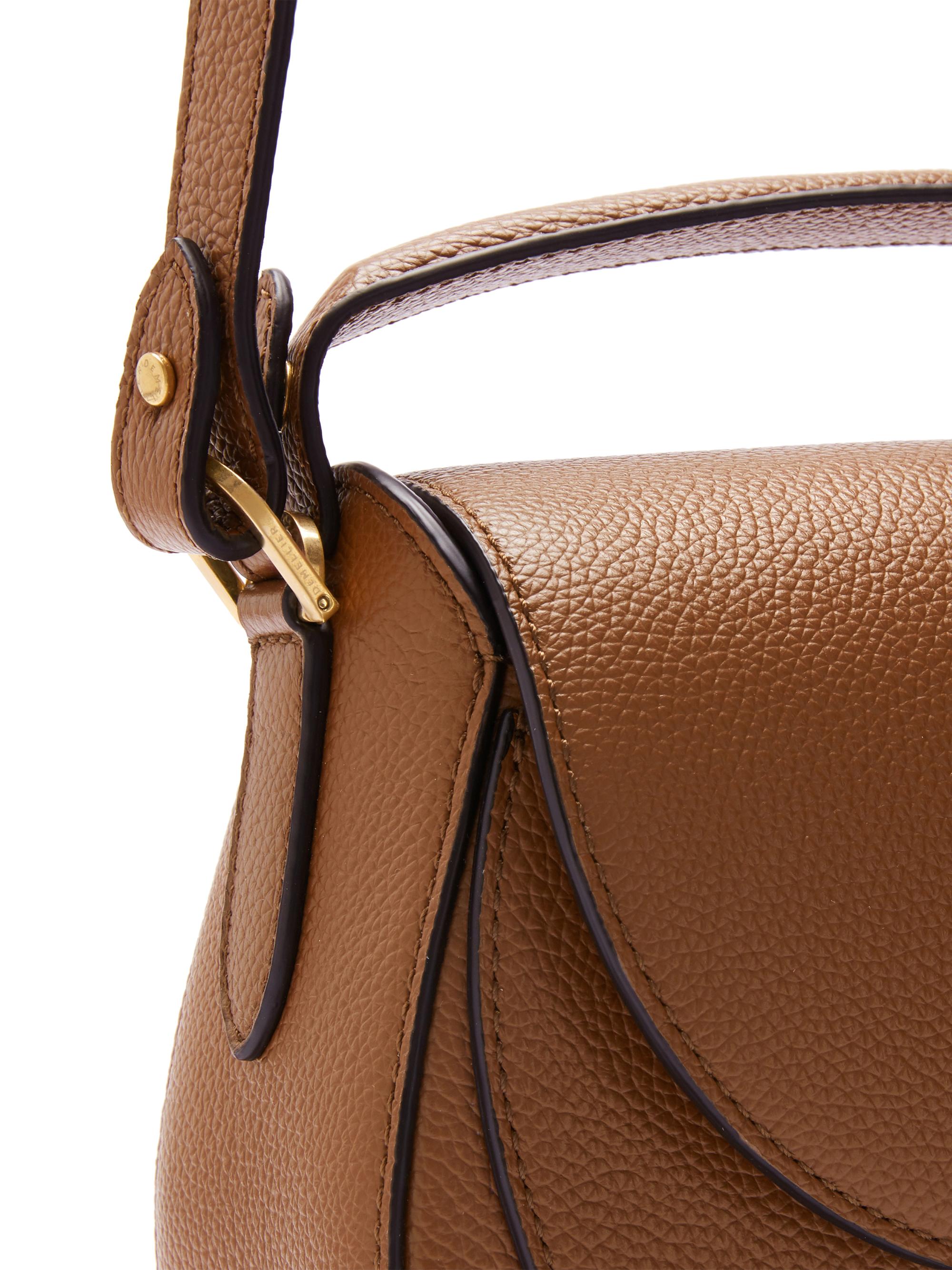 ショルダーバッグ SIENNA 2IN1 SOCIETY SATCHEL The Row - Sienna Black Saddle Leather Shoulder Bag
