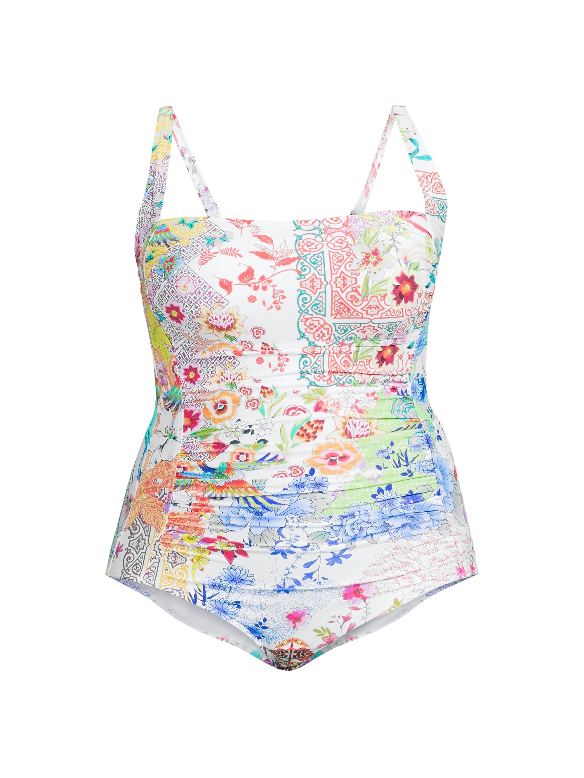 Johnny Was Women's Paula Ruched One-Piece Swimsuit - Paula