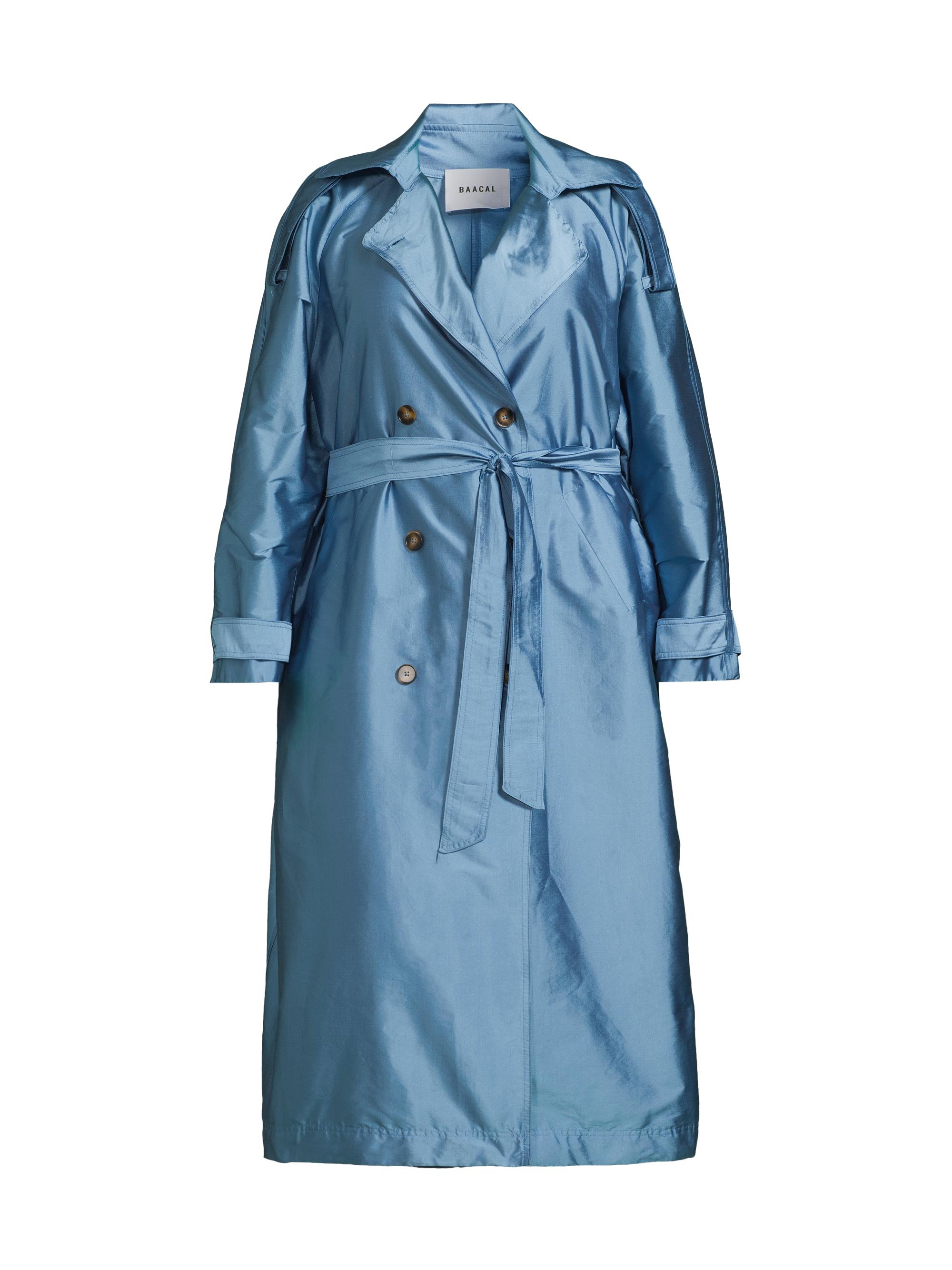 Baacal Women's Delia Long Oversized Trench Coat - Black