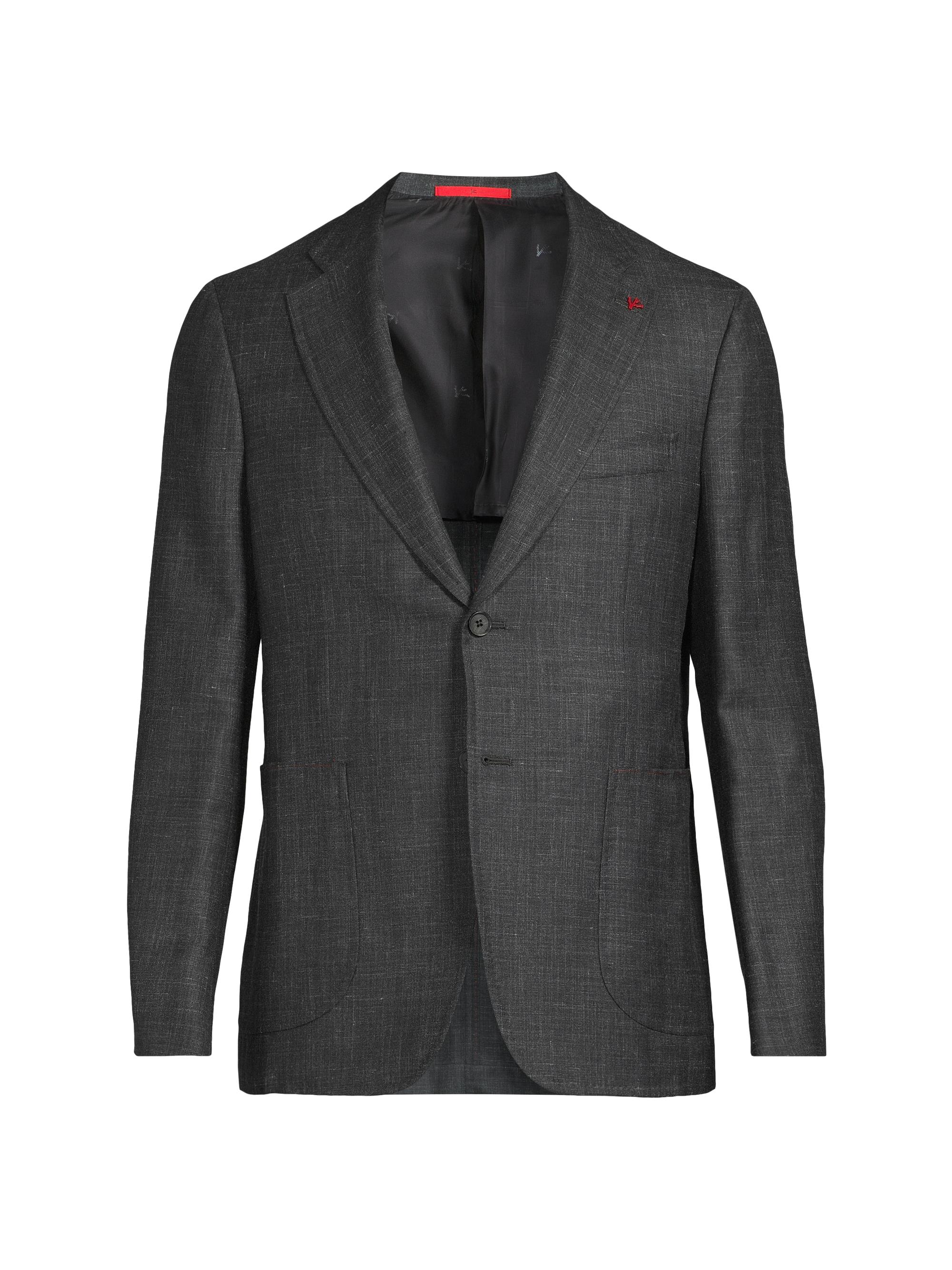 Isaia Men's Unito Soft Summer Delain Jacket - Grey