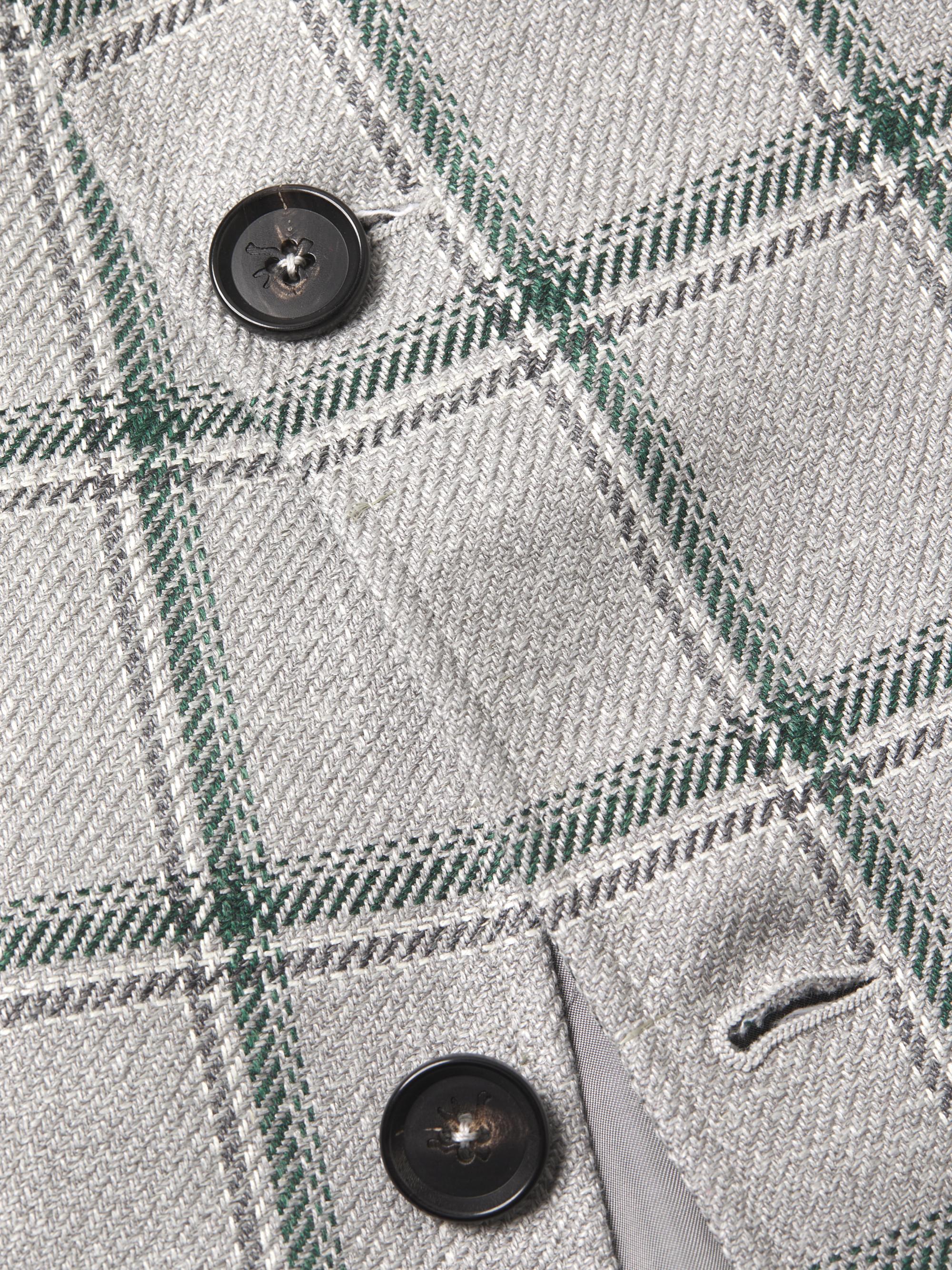 Isaia Check Portofino Jacket | Saks Fifth Avenue