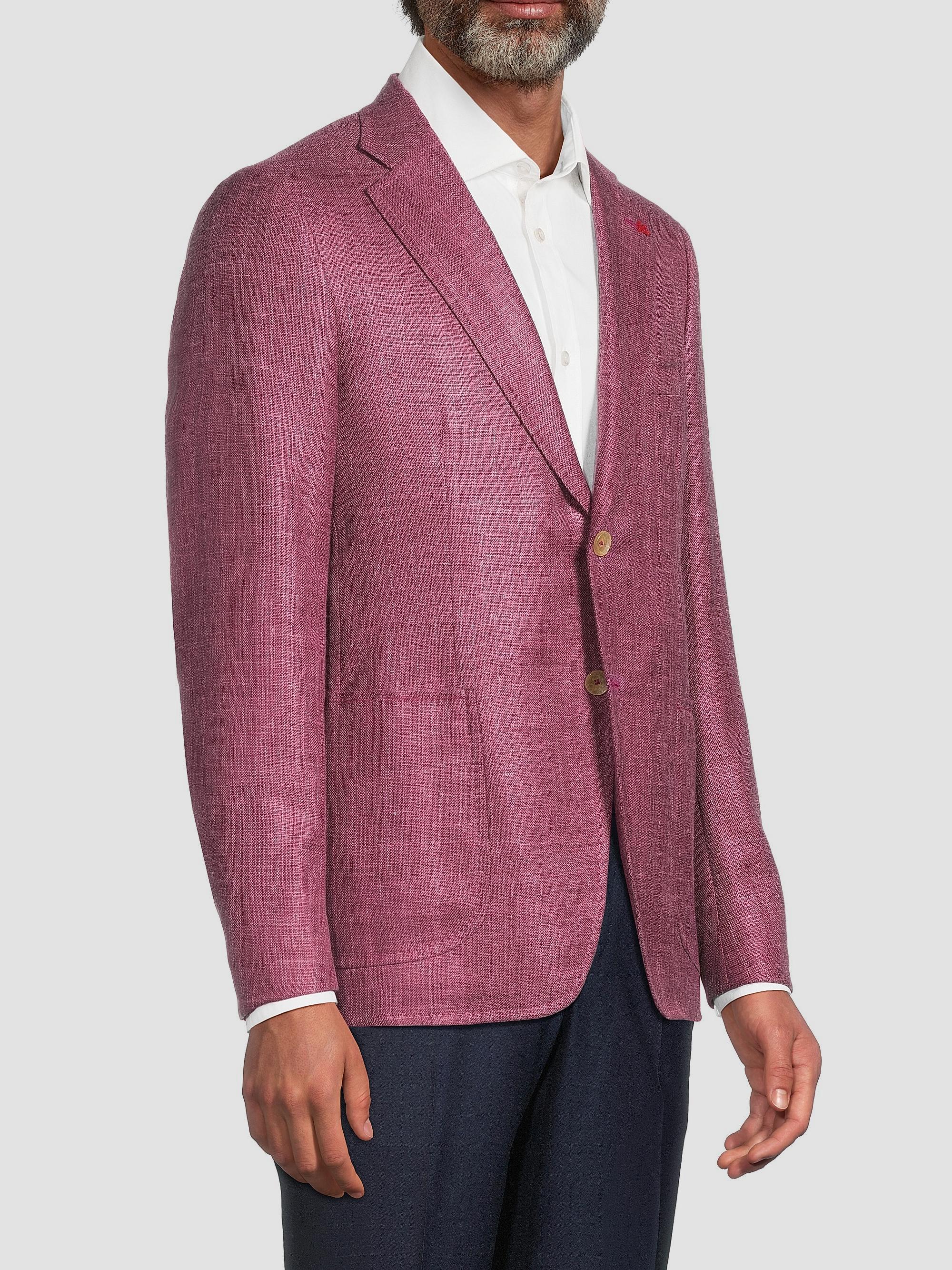 Isaia Melange Wool-Silk-Linen Sportcoat | Saks Fifth Avenue