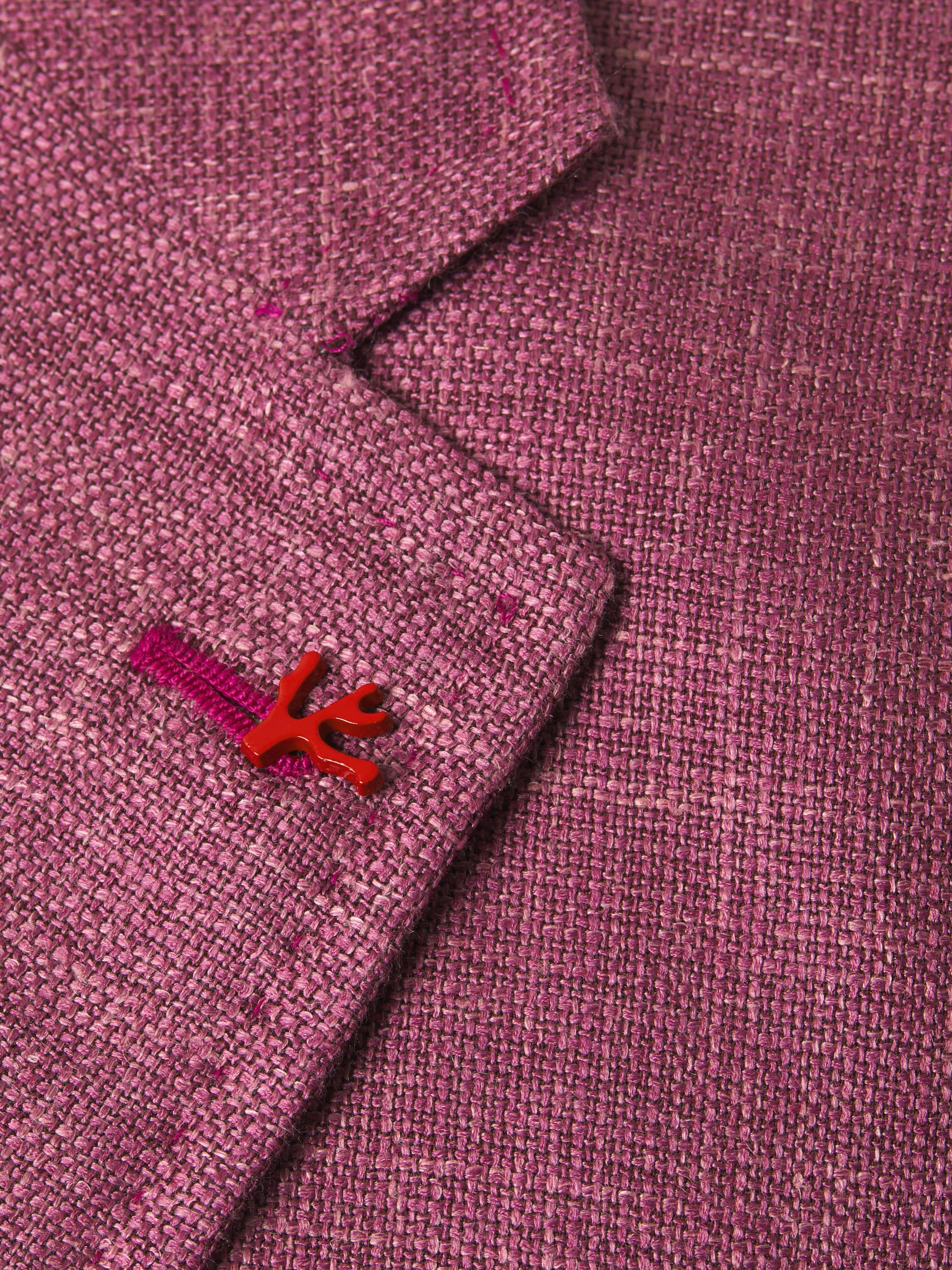Isaia Melange Wool-Silk-Linen Sportcoat | Saks Fifth Avenue