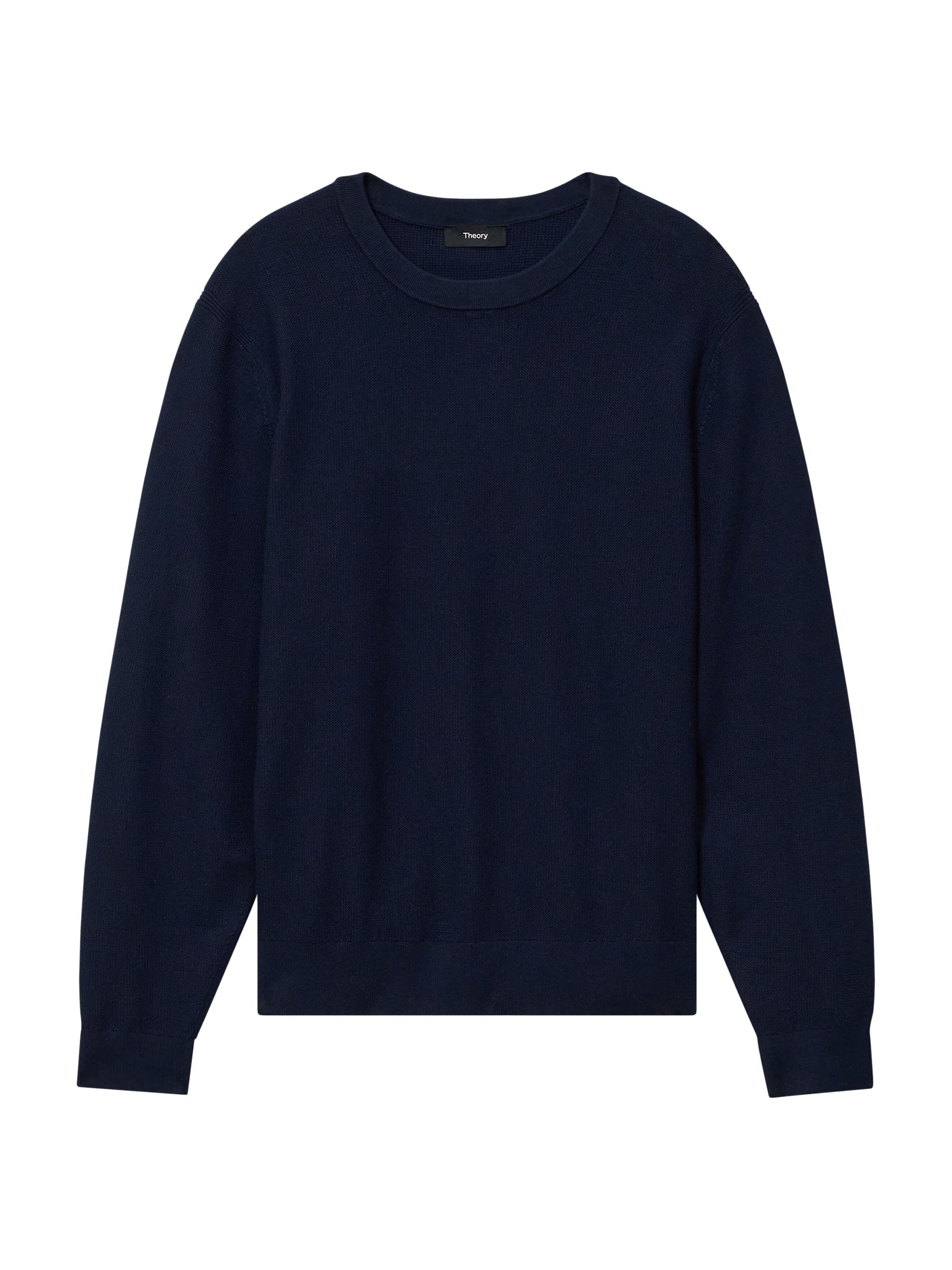 Theory Men's Riland Compact-Knit Sweater - White