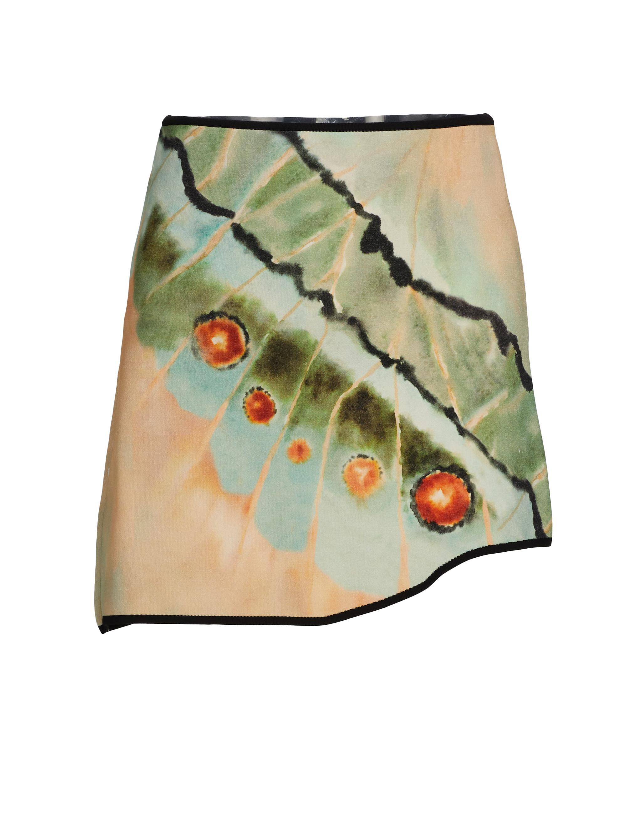 Amur Women's Kellah Butterfly Print Knit Miniskirt - Butterfly Wing