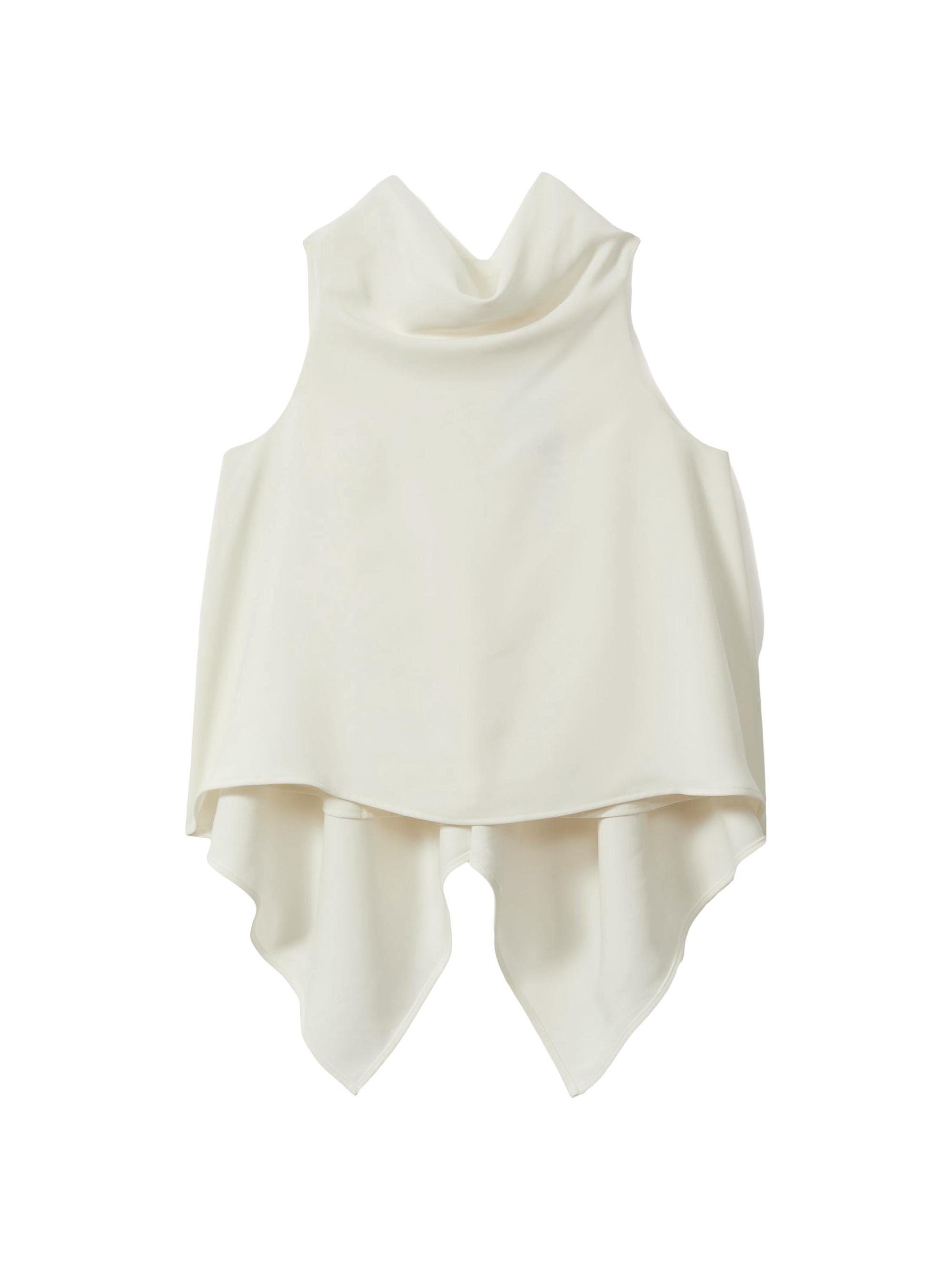 Reiss Women's Simone Draped Turtleneck Top -