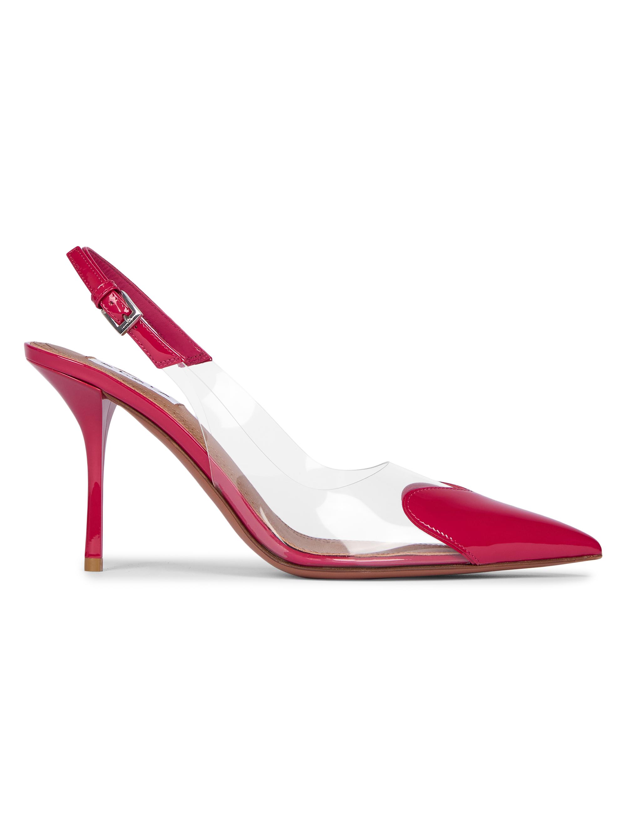 Alaïa Women's 90MM PVC & Patent Leather Pumps - Framboise