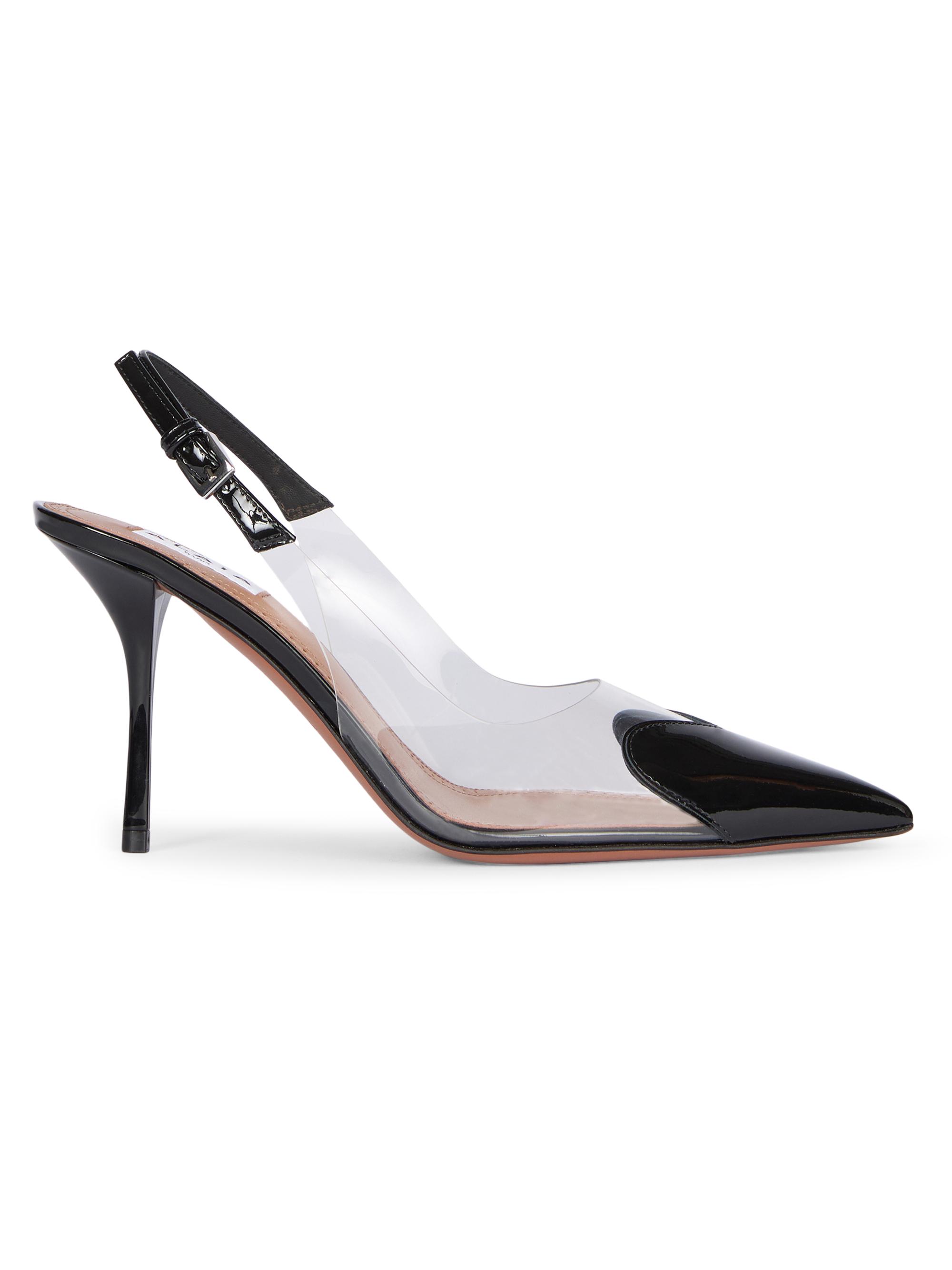 Alaïa Le Coeur 55MM Slingback Pumps | Saks Fifth Avenue