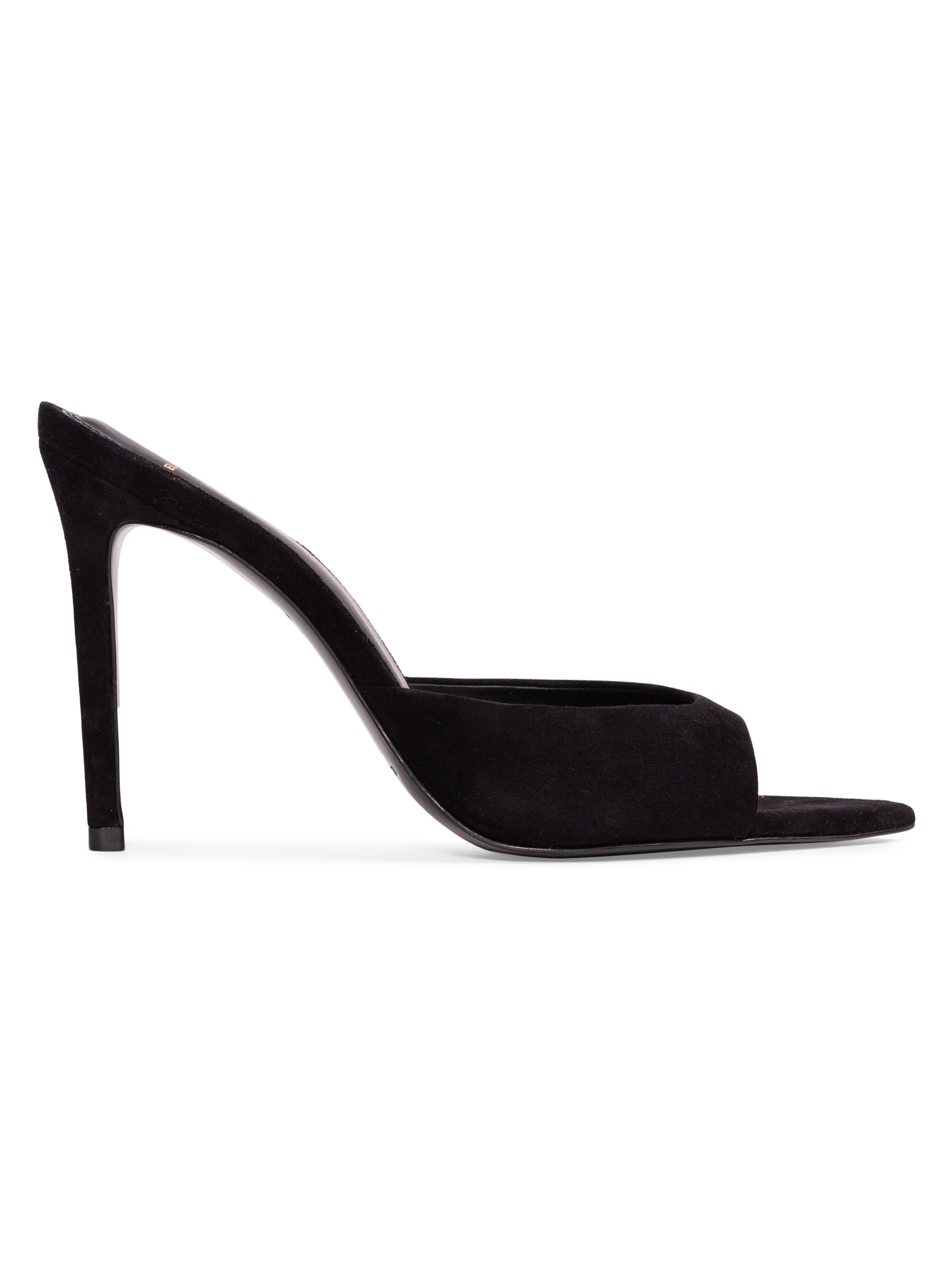 Black Suede Studio Women's Brea Suede Sandals - Black