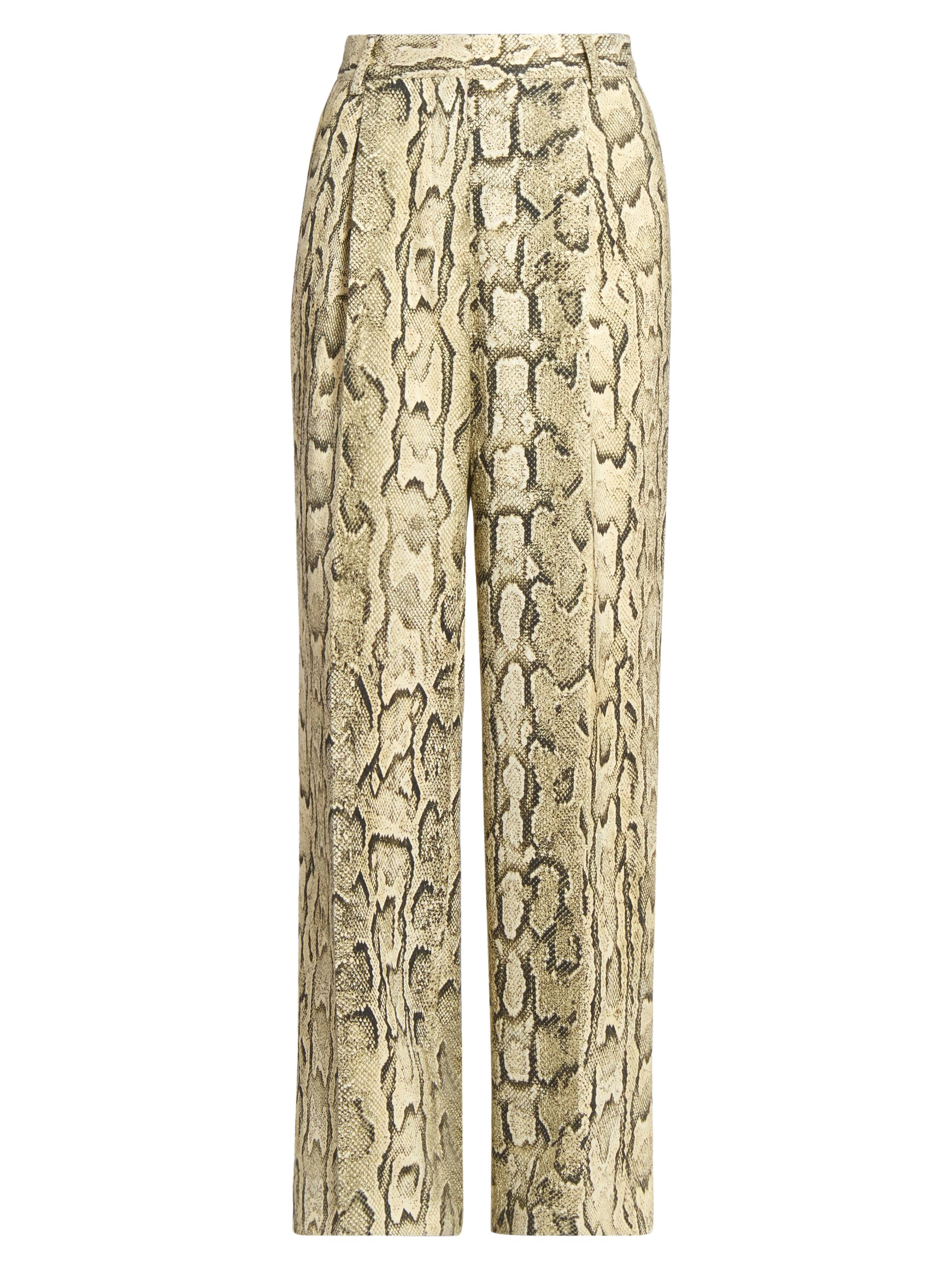 Dries Van Noten ​Snakeskin-Print Wide-Leg Pants | Saks Fifth Avenue
