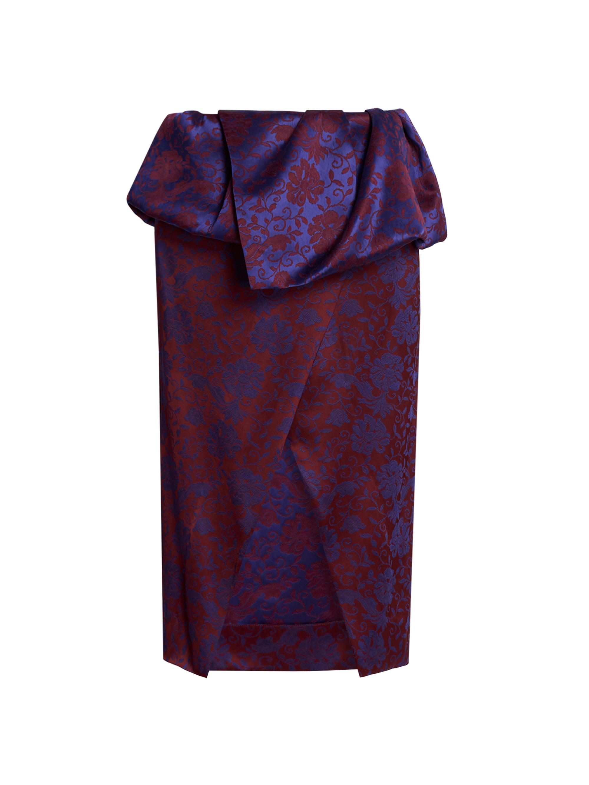 Dries Van Noten Floral Jacquard Asymmetric Peplum Skirt | Saks