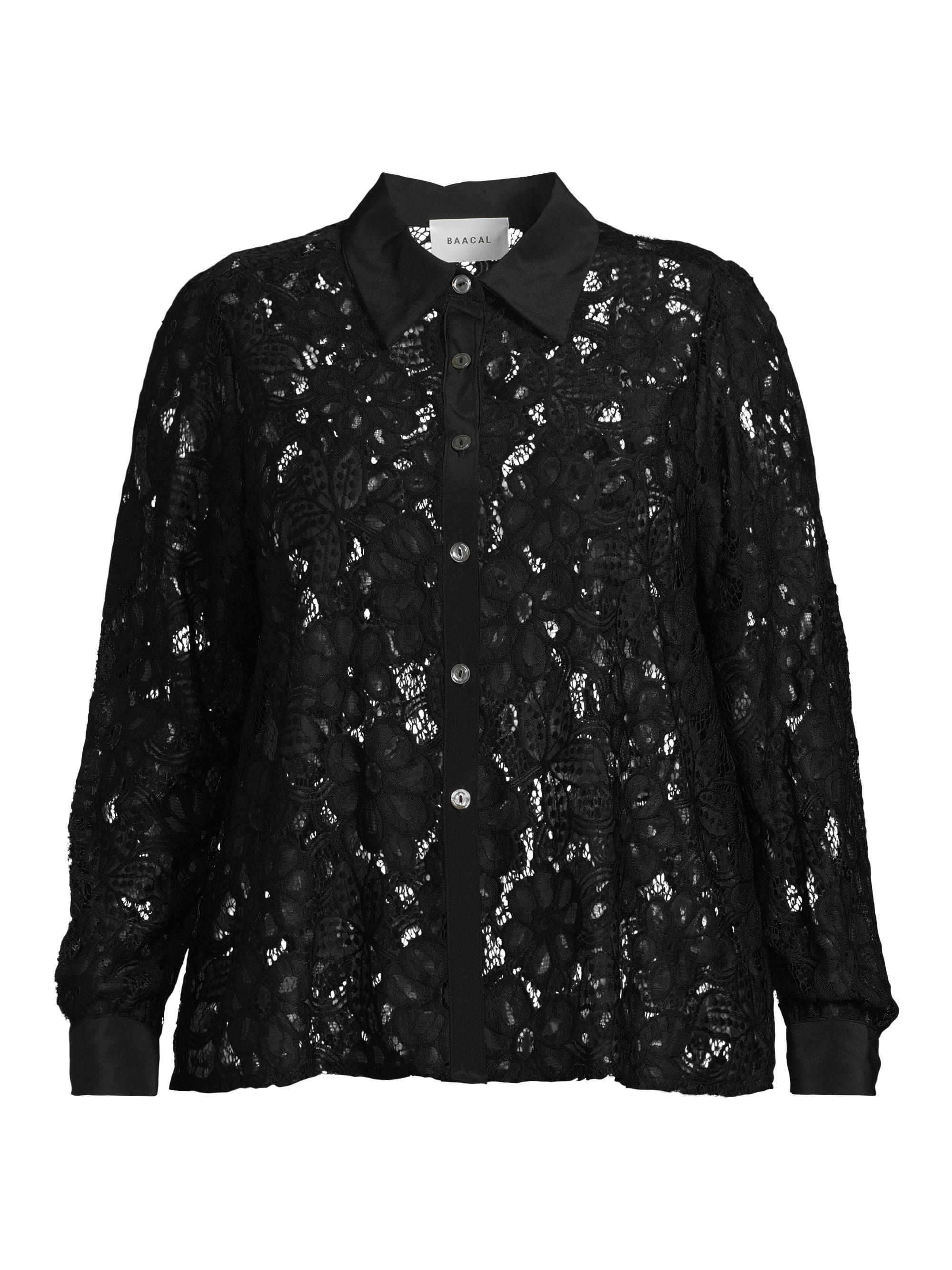 Baacal Women's Lorena Lace Blouse - Black