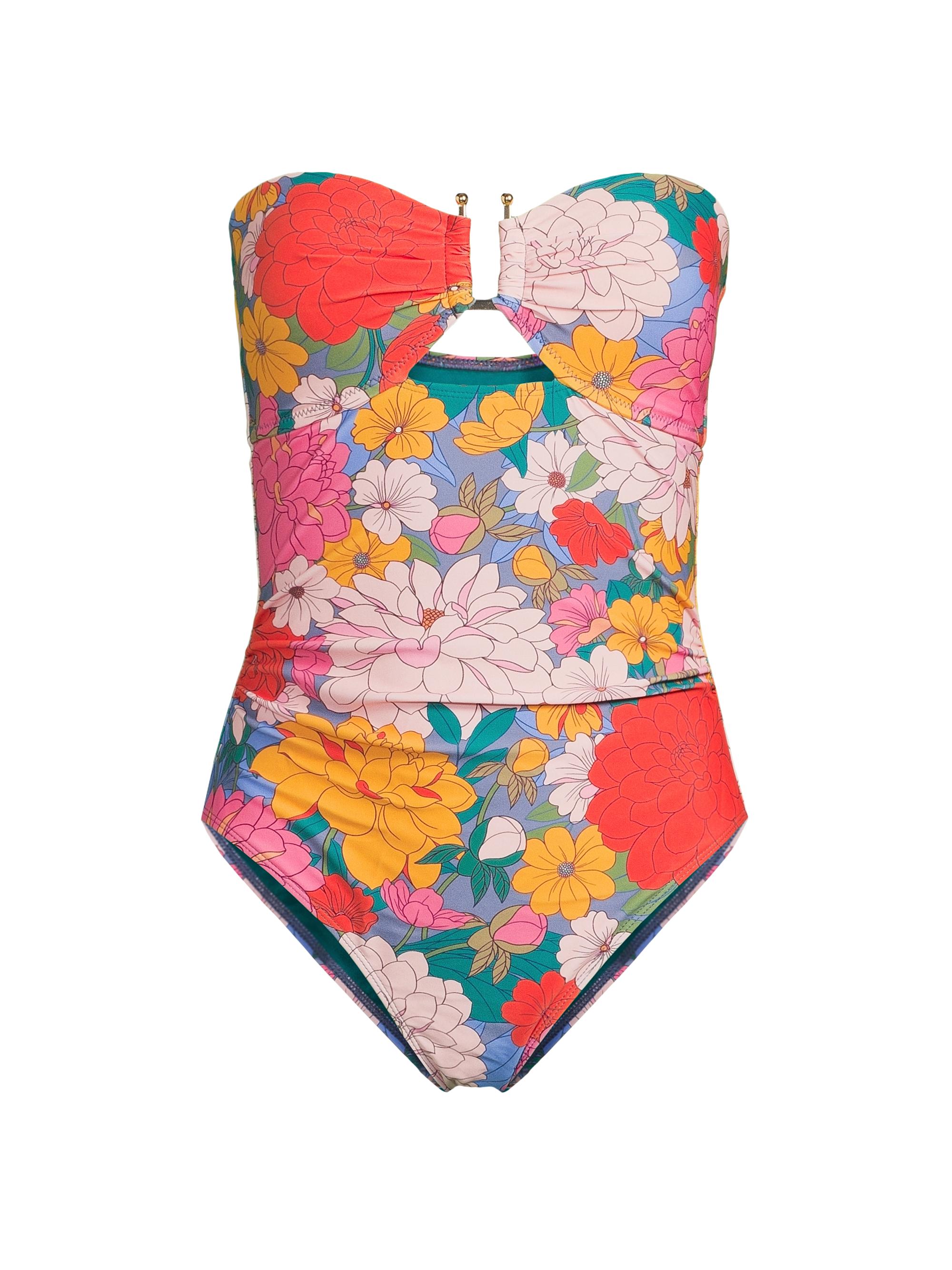 Change of Scenery Women's Juliette Zinnia Fields One-Piece Swimsuit - Zinnia Fields