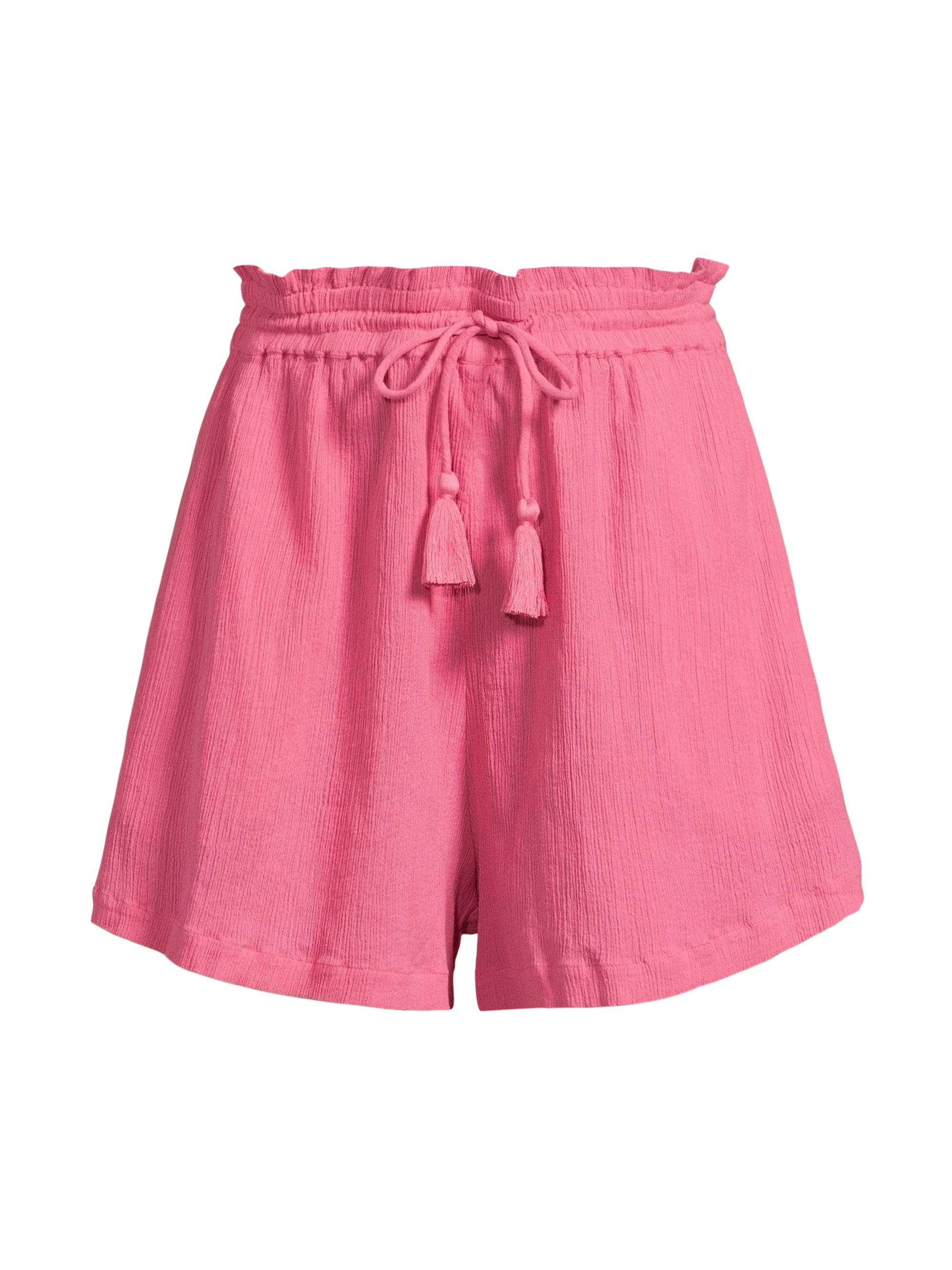 Change of Scenery Women's Vicki Cotton Shorts - Hibiscus