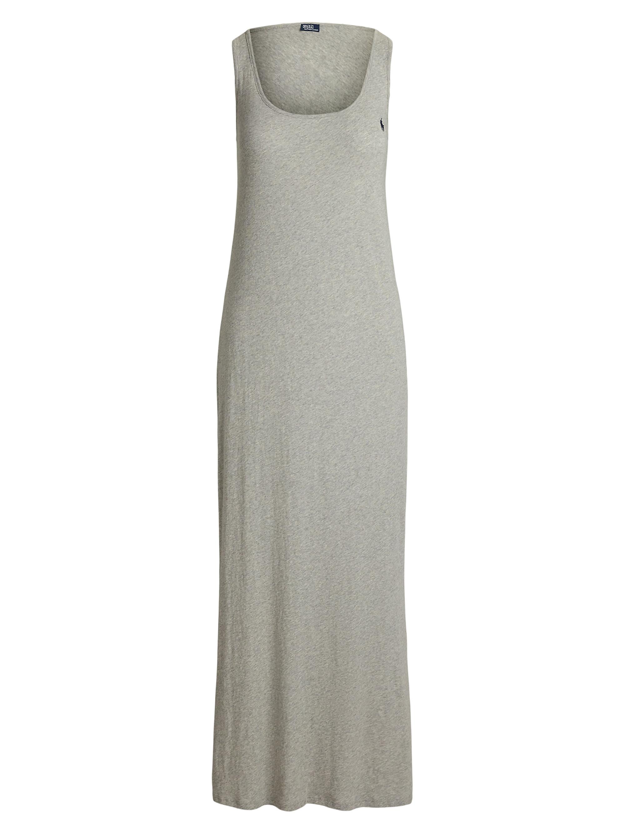 Polo Ralph Lauren Women's Jersey Scoopneck Tank Maxi Dress - Heather Grey