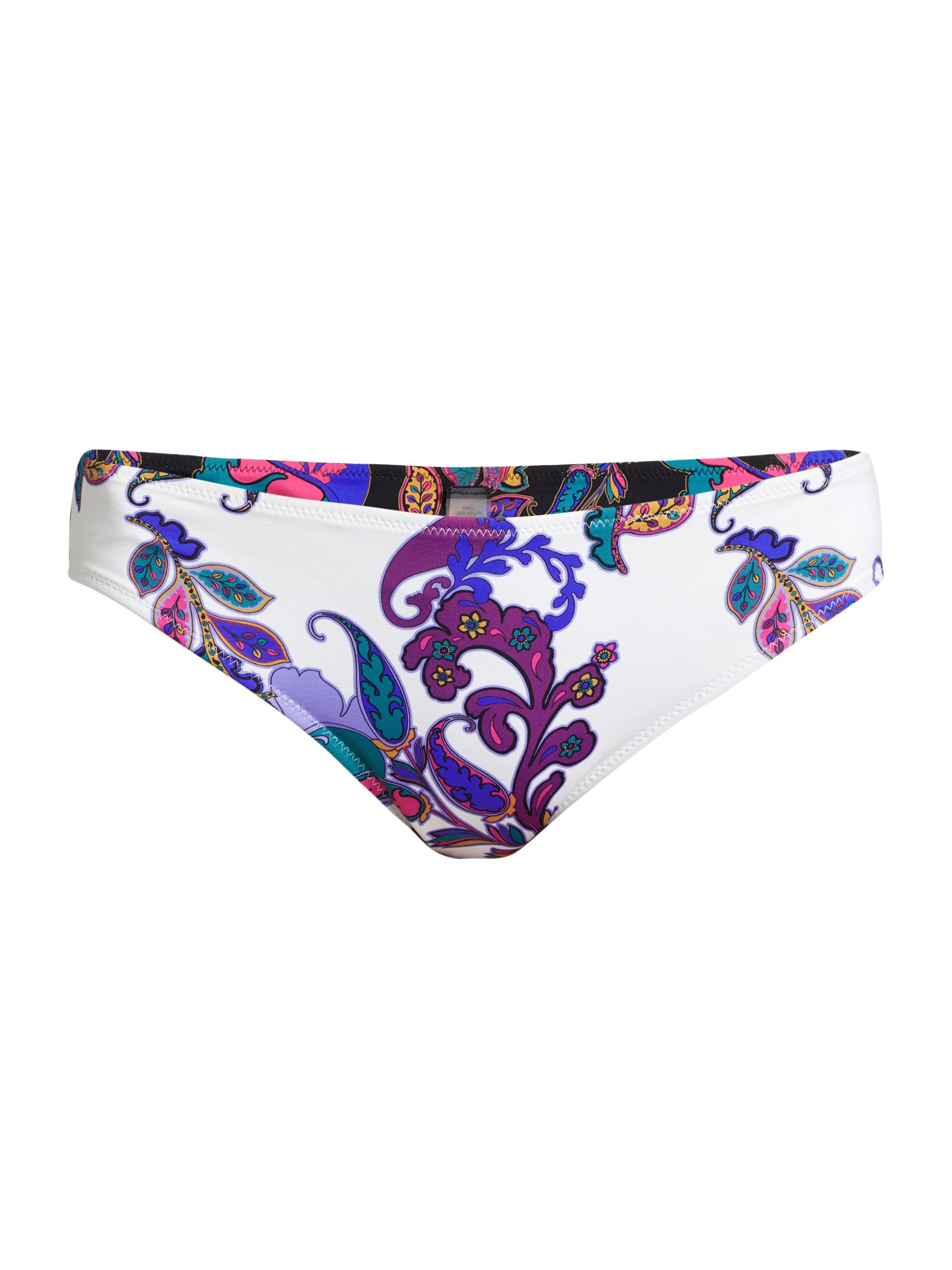 Johnny Was Women's Paisley Reversible Hipster Bikini Bottom - Fatima Reversible
