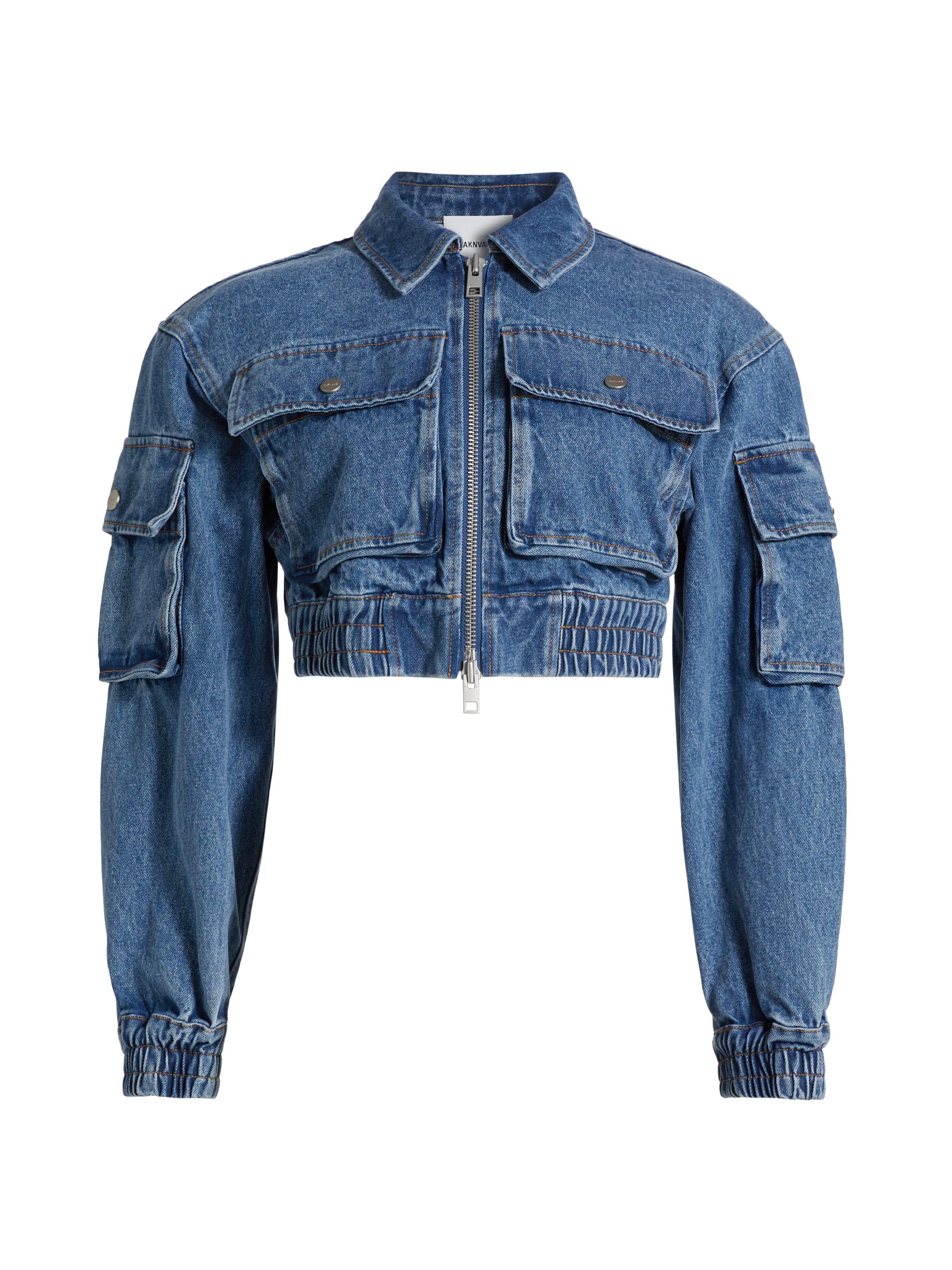 Altuzarra Turner Collarless Denim Jacket | Saks Fifth Avenue