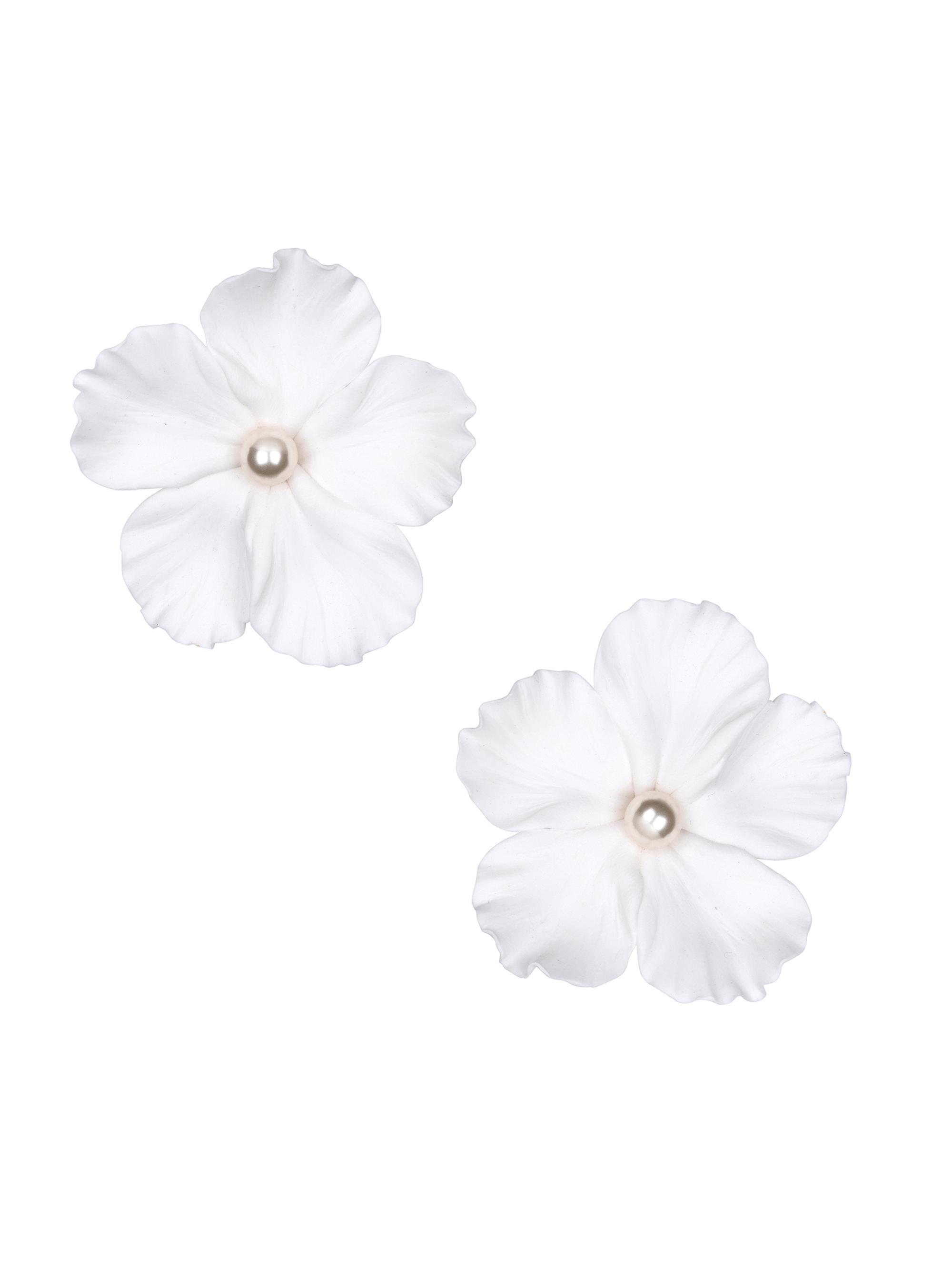 Jennifer Behr Women's Verone Polymer & Imitation Pearl Stud Earrings - Cream