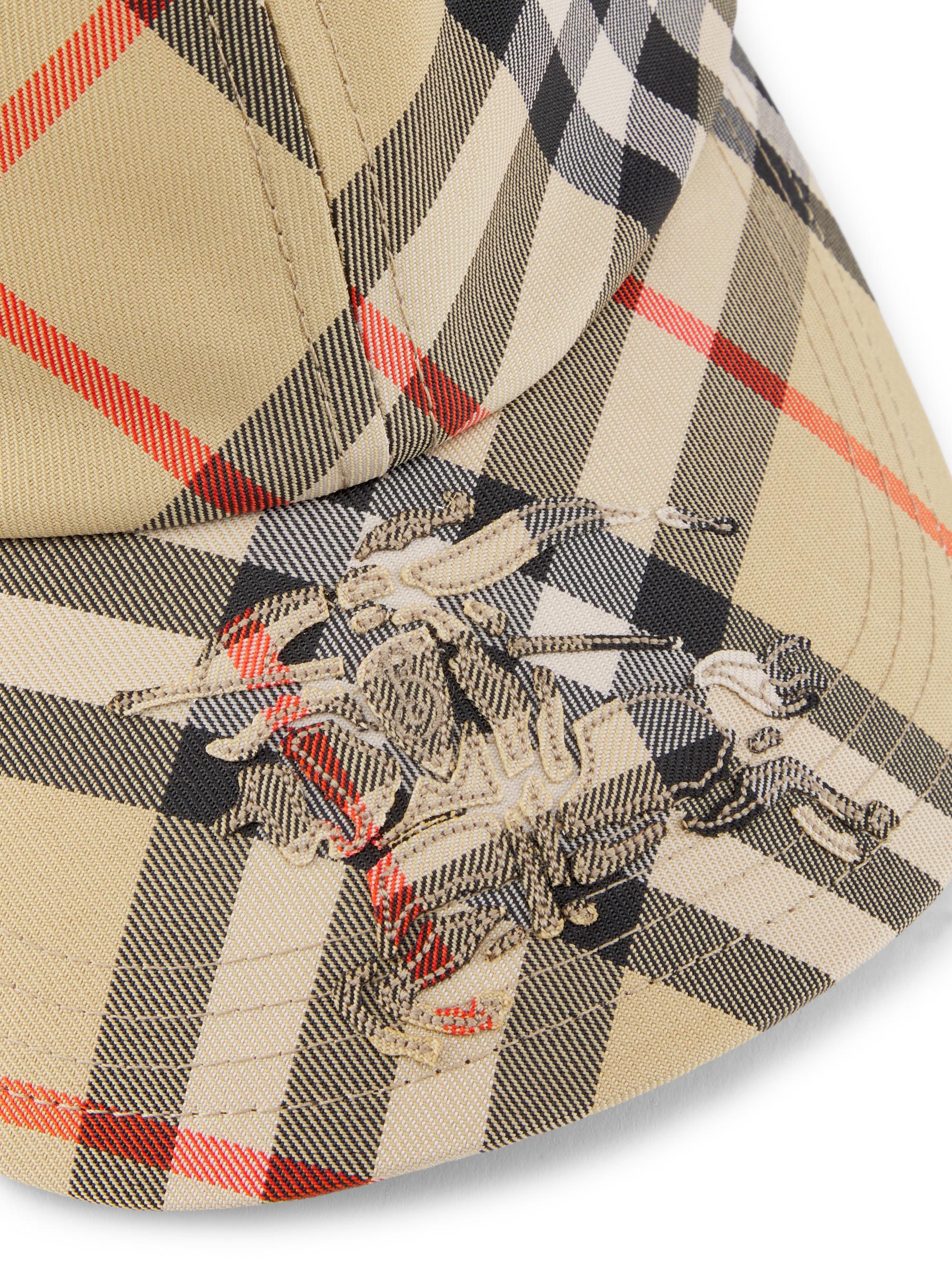 Burberry EKD Check Baseball Cap | Saks Fifth Avenue