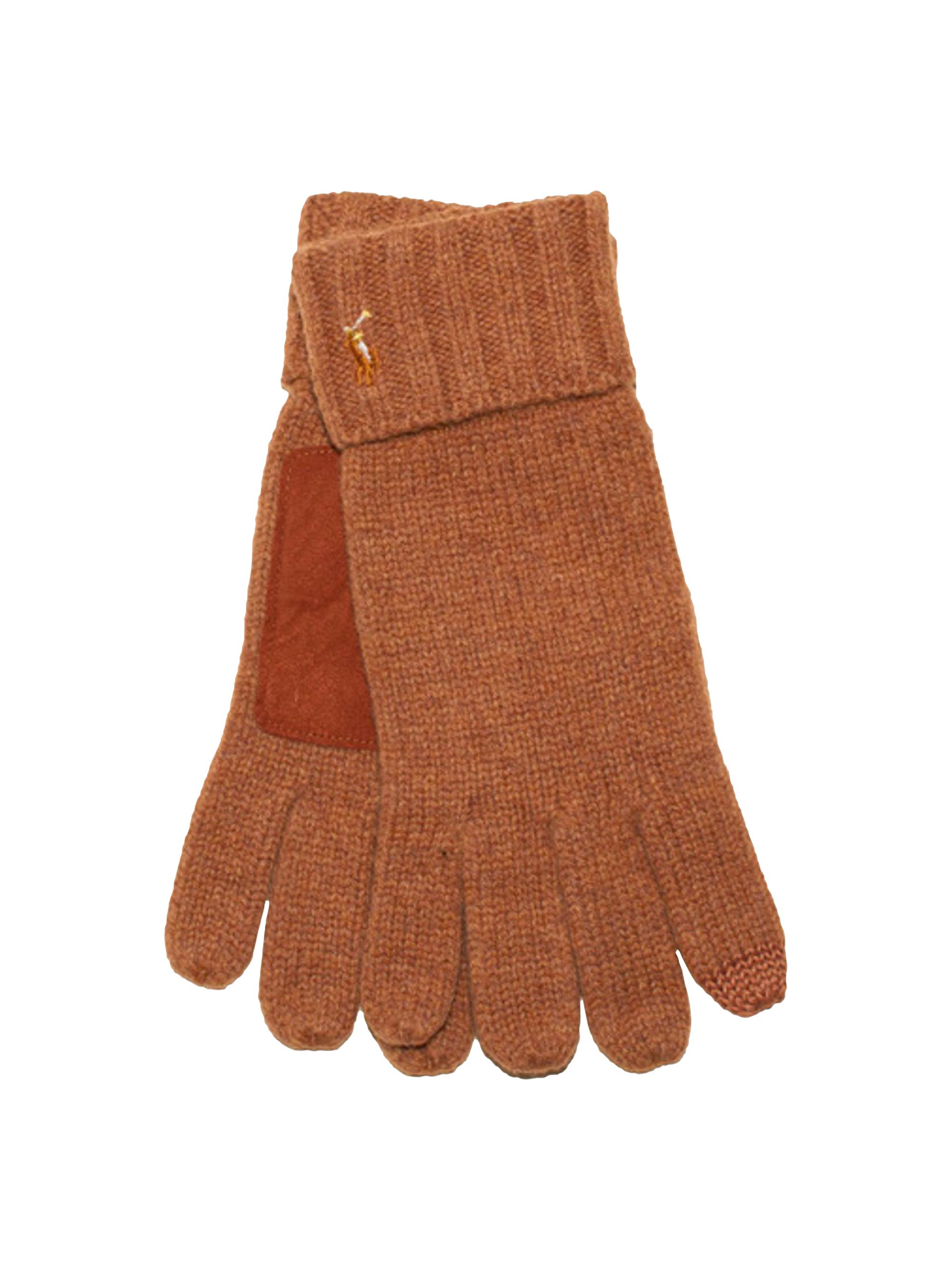 Polo Ralph Lauren Men's Signature Wool & Cashmere Touch Gloves - Classic Camel
